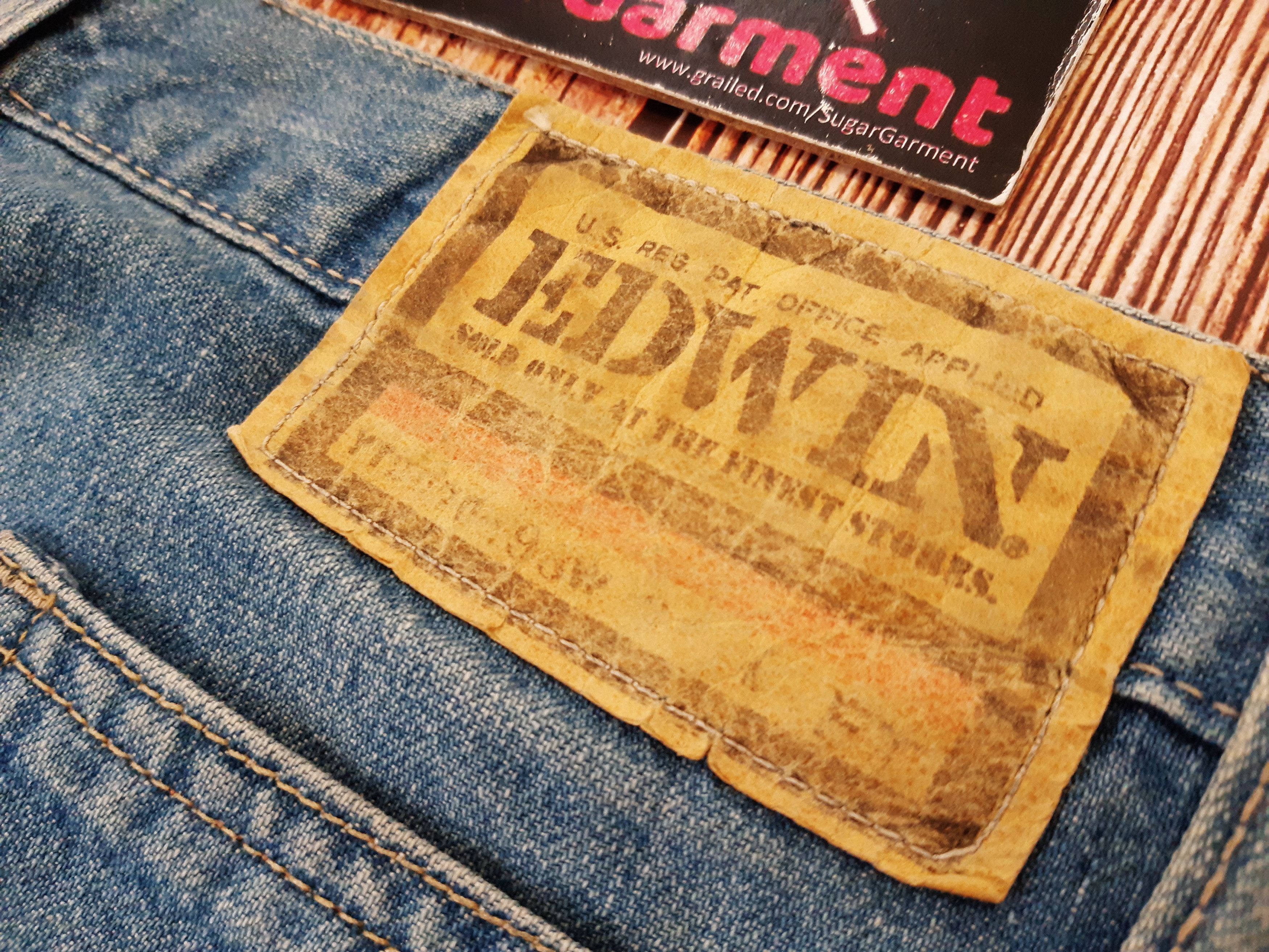 Edwin Flare Bellbottom Bootcut Jeans EDWIN SCOVILL Vintage Size 29" - 16 Thumbnail