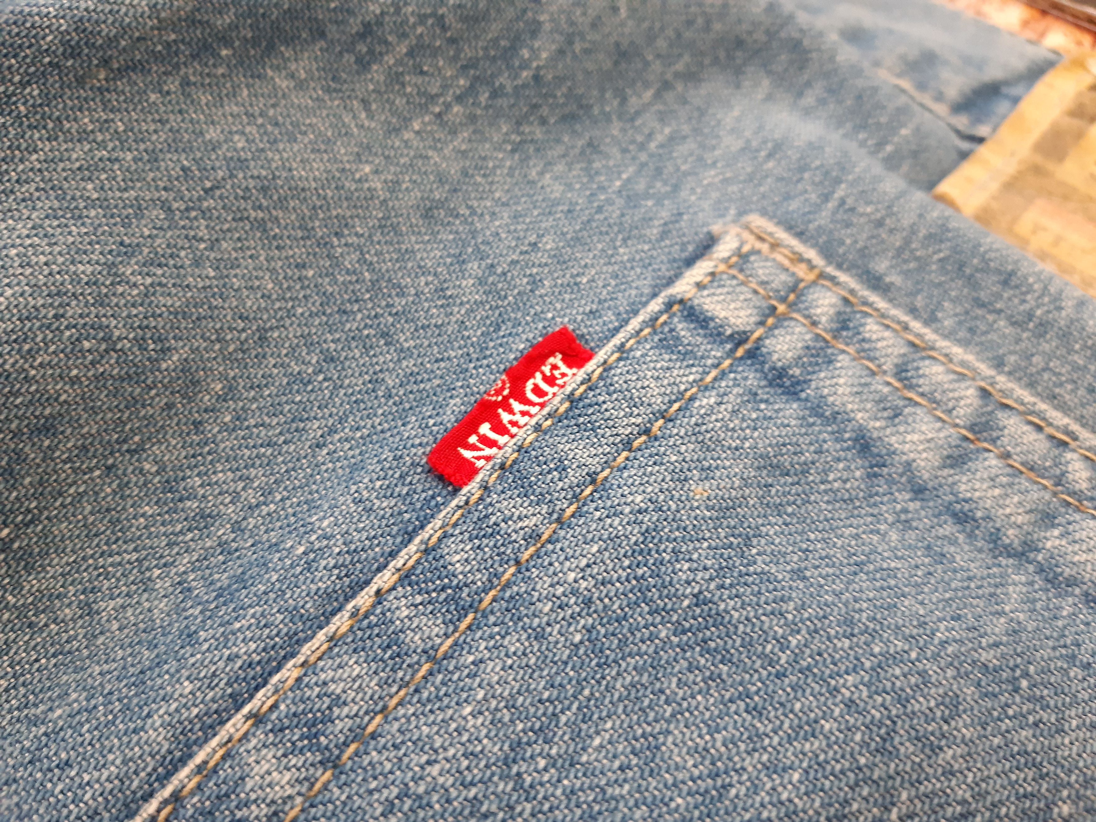 Edwin Flare Bellbottom Bootcut Jeans EDWIN SCOVILL Vintage Size 29" - 15 Thumbnail