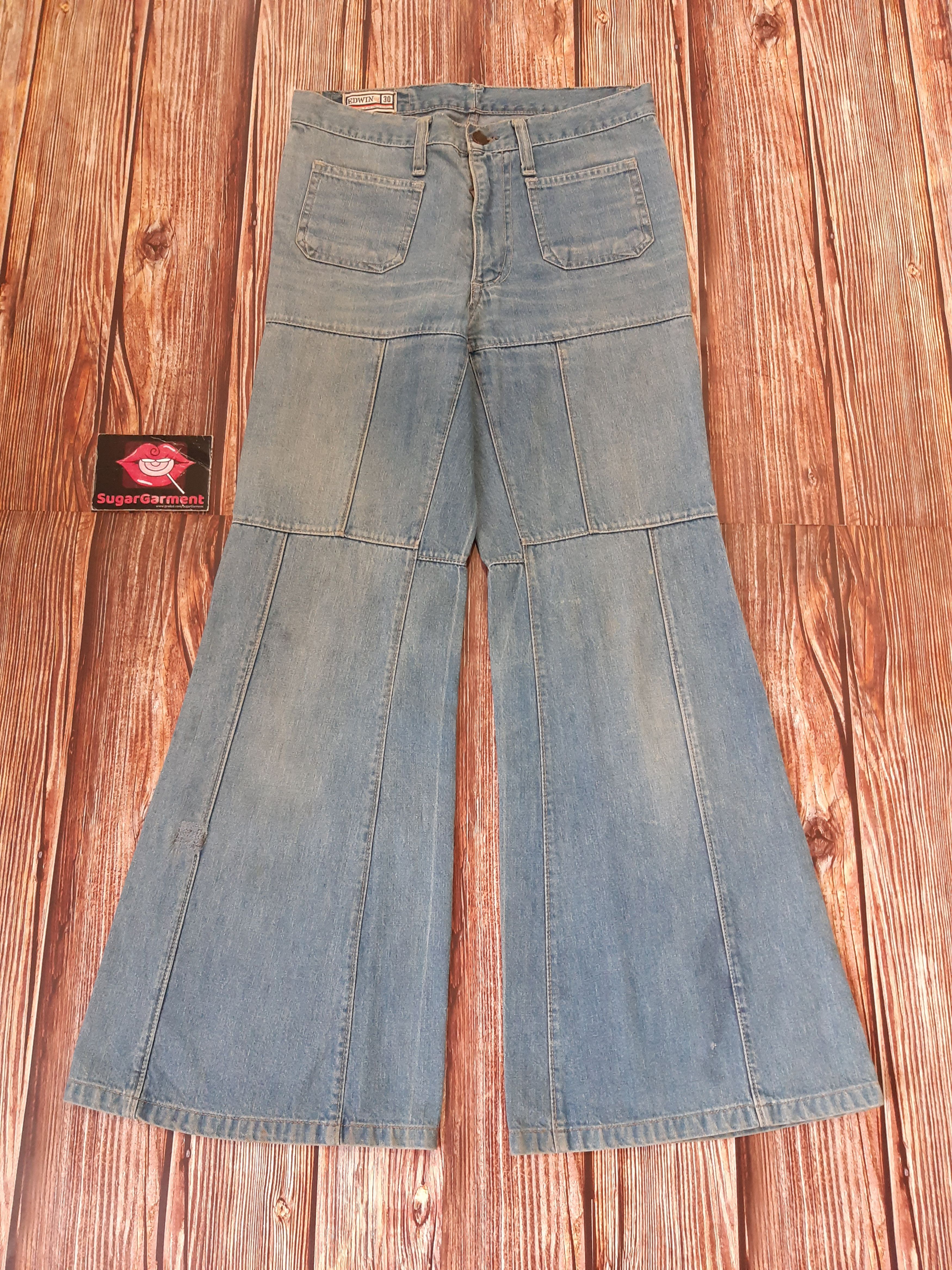 Edwin Flare Bellbottom Bootcut Jeans EDWIN SCOVILL Vintage Size 29" - 1 Thumbnail