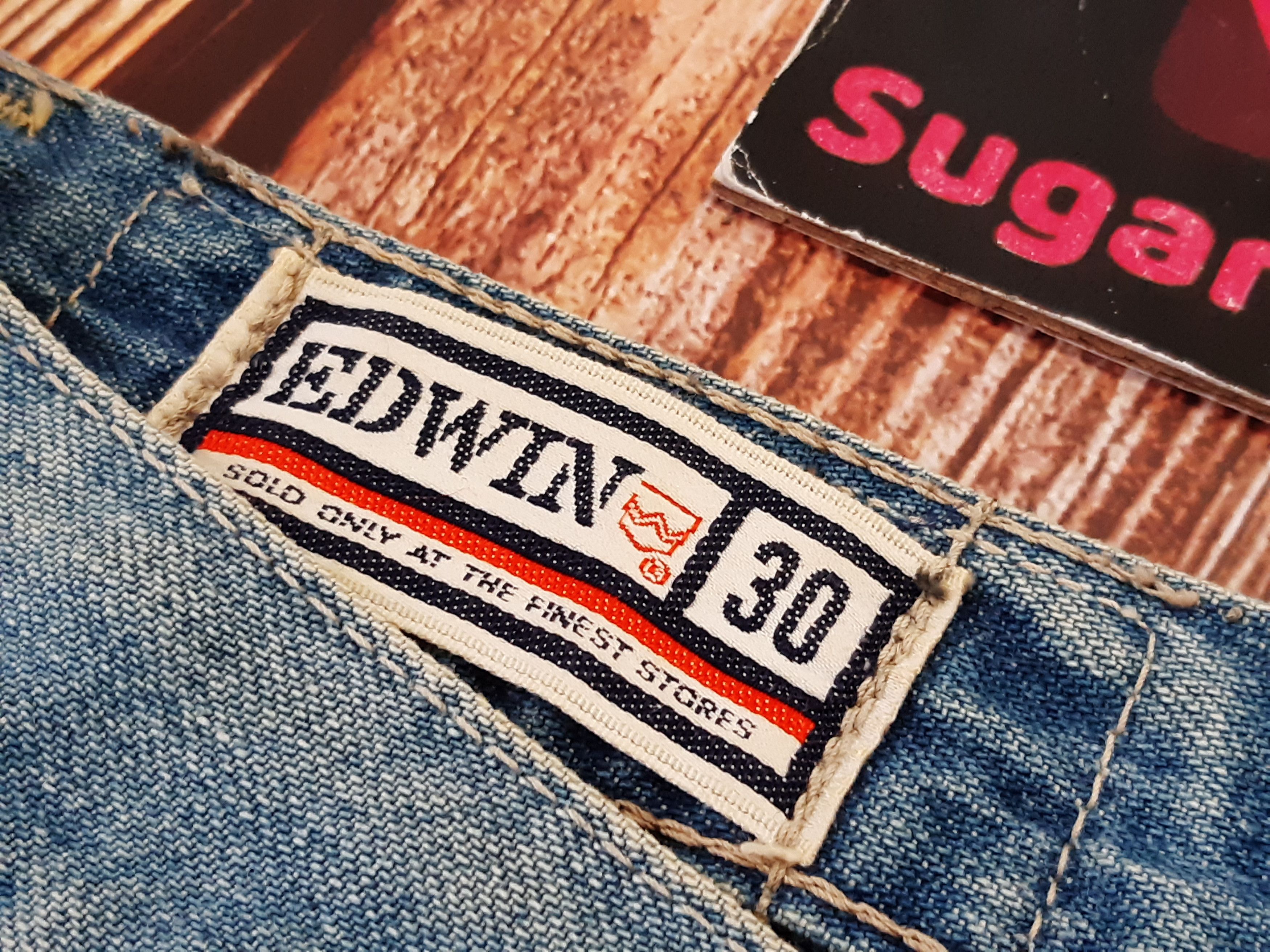 Edwin Flare Bellbottom Bootcut Jeans EDWIN SCOVILL Vintage Size 29" - 9 Thumbnail