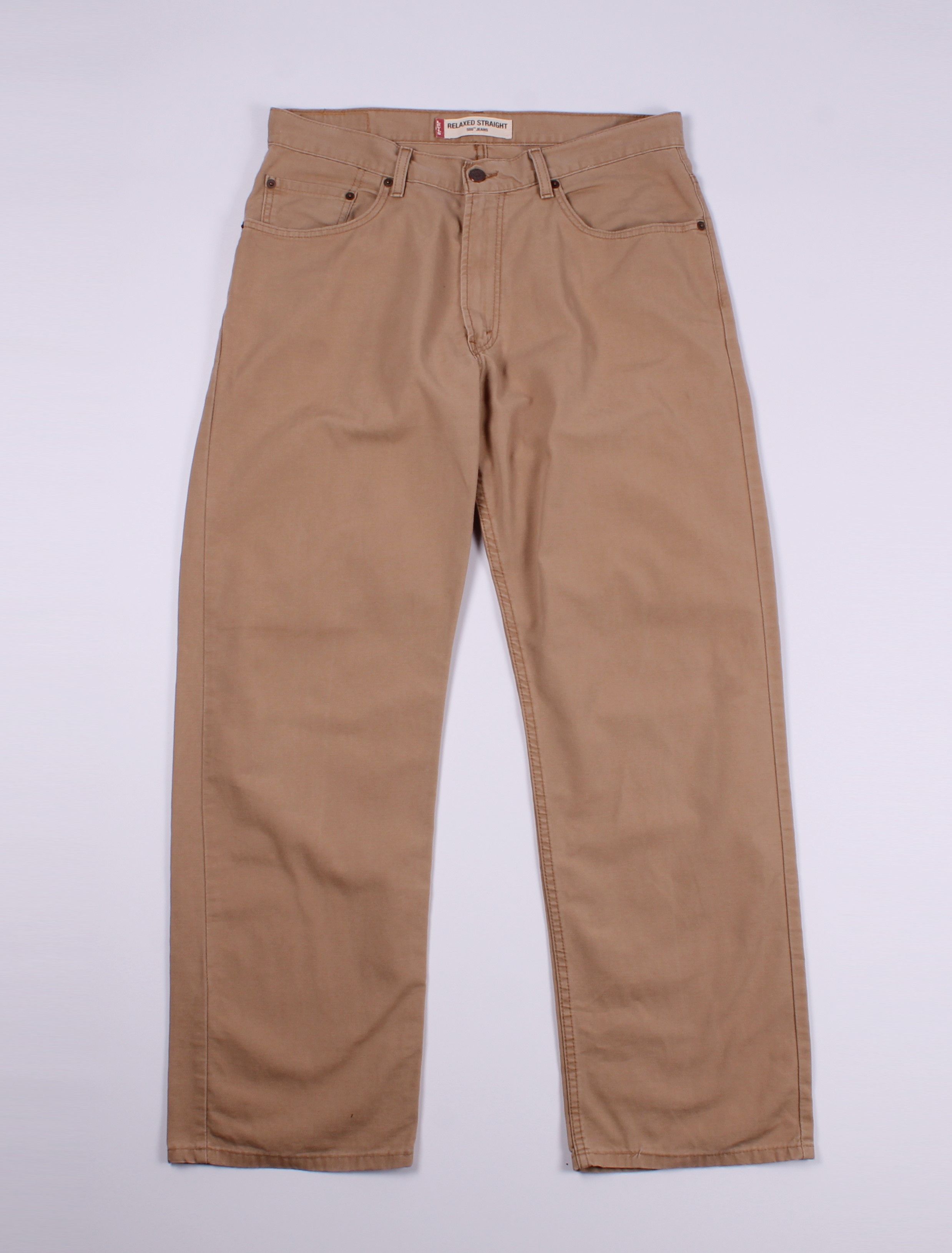 Levi's Levi's 559 Sand Khaki Straight Denim Pants Size US 34 / EU 50 - 1 Thumbnail