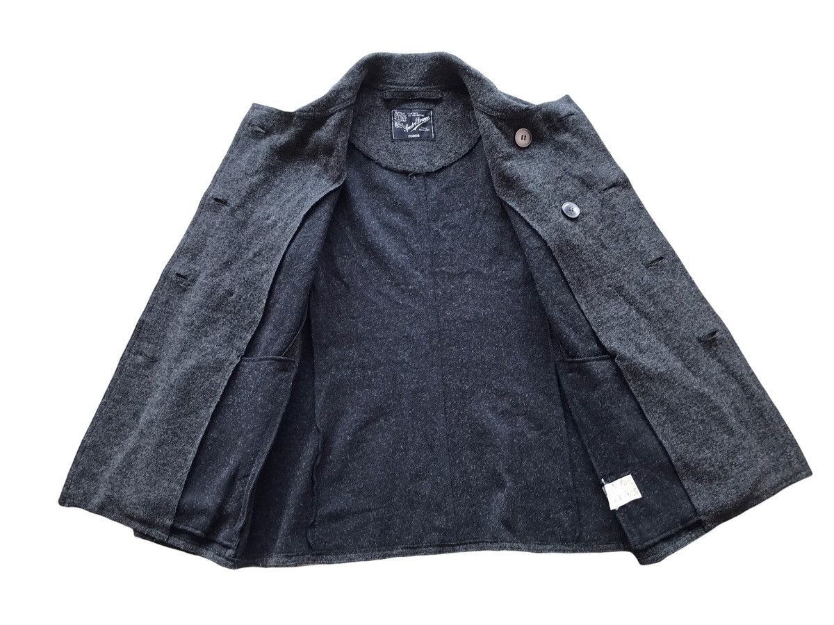 CABANE de ZUCCa ZUCCA Issey Miyake Luxury Wool Double Breasted Coat Jacket Size US M / EU 48-50 / 2 - 10 Thumbnail