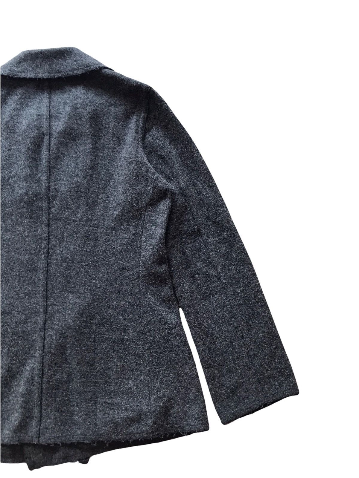 CABANE de ZUCCa ZUCCA Issey Miyake Luxury Wool Double Breasted Coat Jacket Size US M / EU 48-50 / 2 - 9 Thumbnail