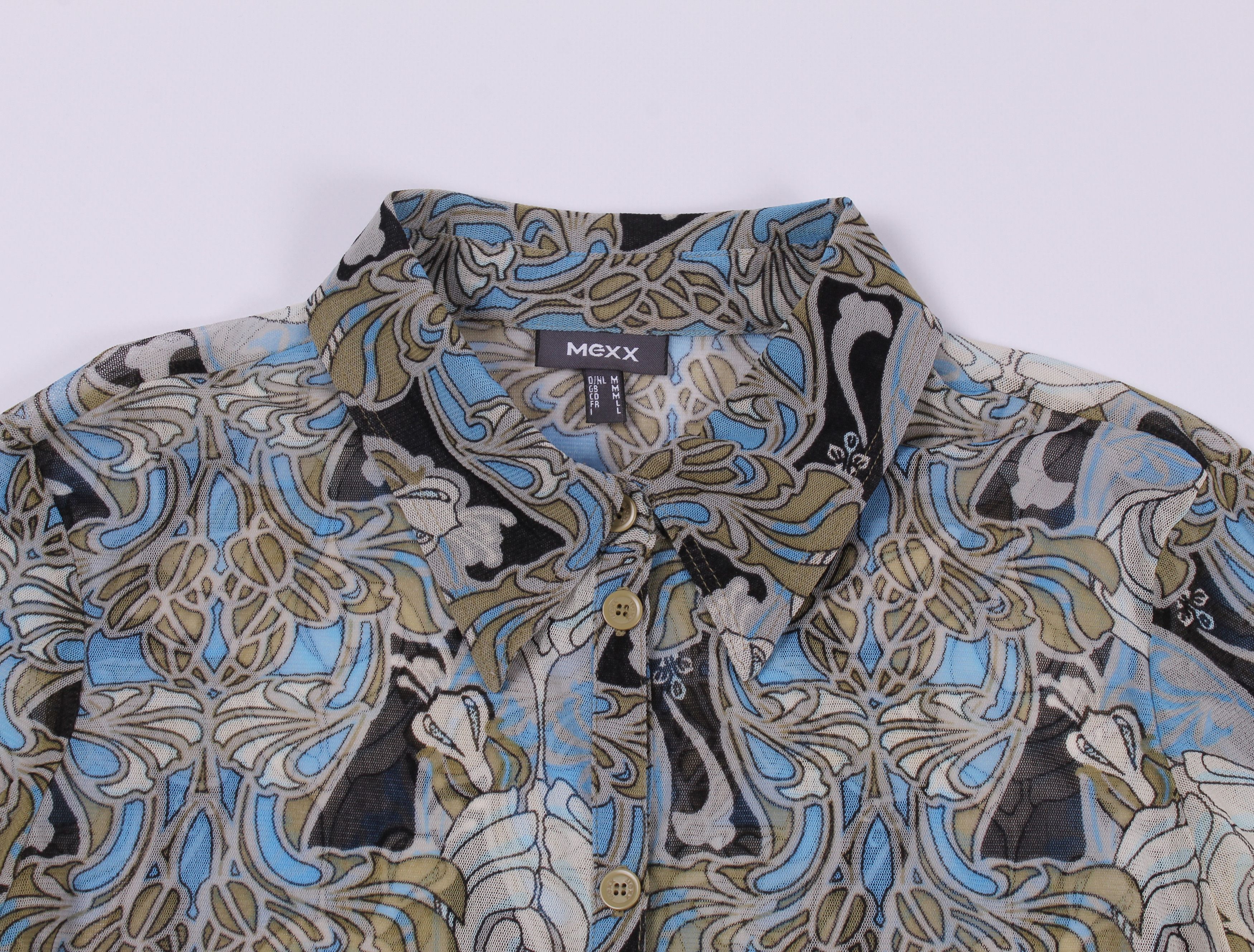 Mexx Vintage Y2K MEXX Mesh Shirt Size M / US 6-8 / IT 42-44 - 5 Thumbnail
