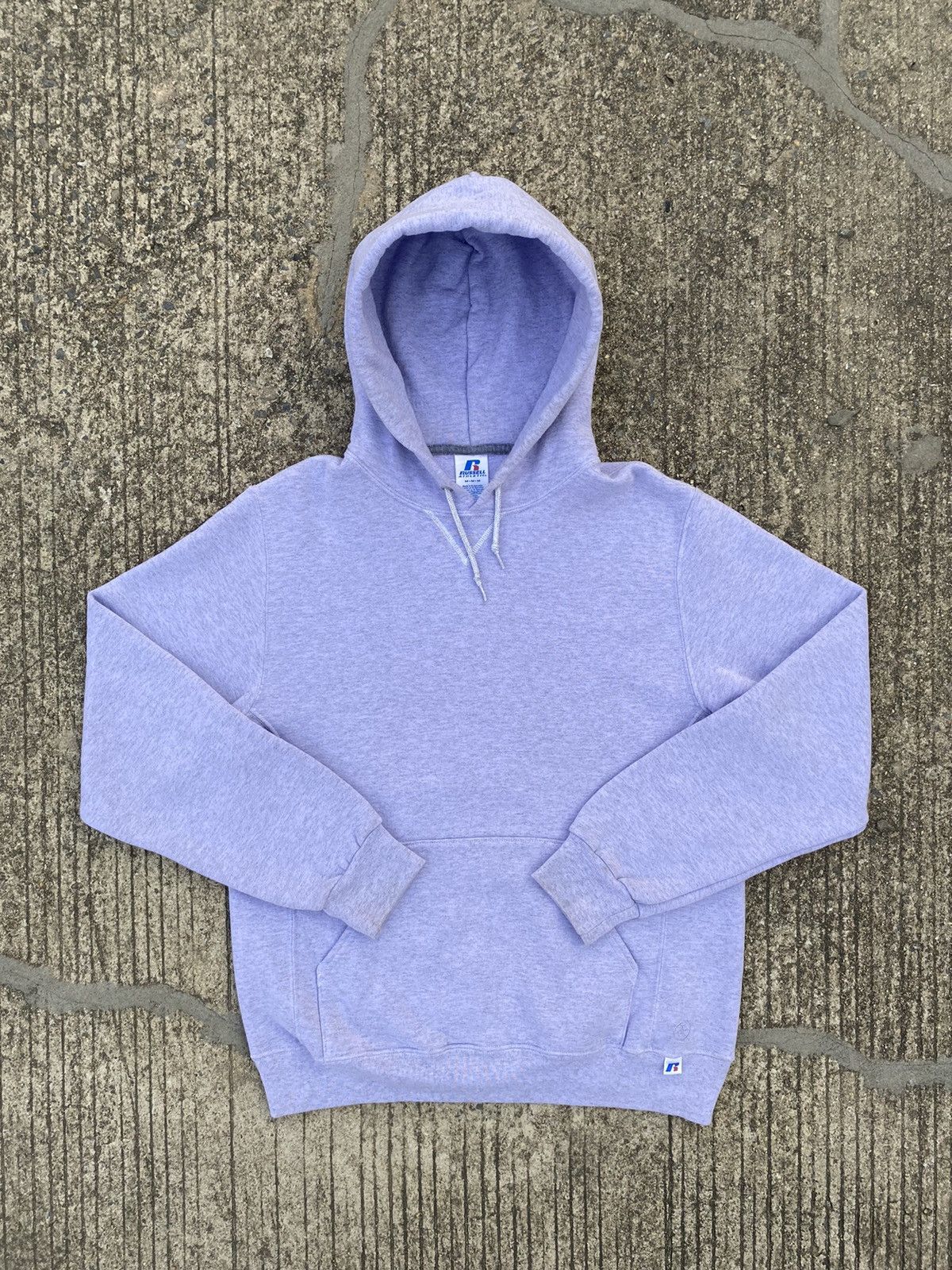 Vintage VTG Purple Grey Russell Athletic Hoodie (M) Size US M / EU 48-50 / 2 - 1 Thumbnail