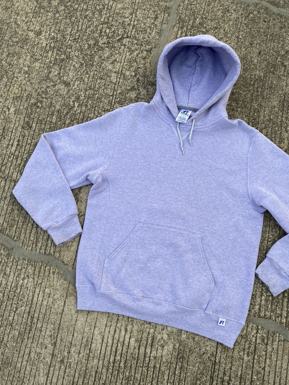 Vintage VTG Purple Grey Russell Athletic Hoodie (M) Size US M / EU 48-50 / 2 - 3 Thumbnail