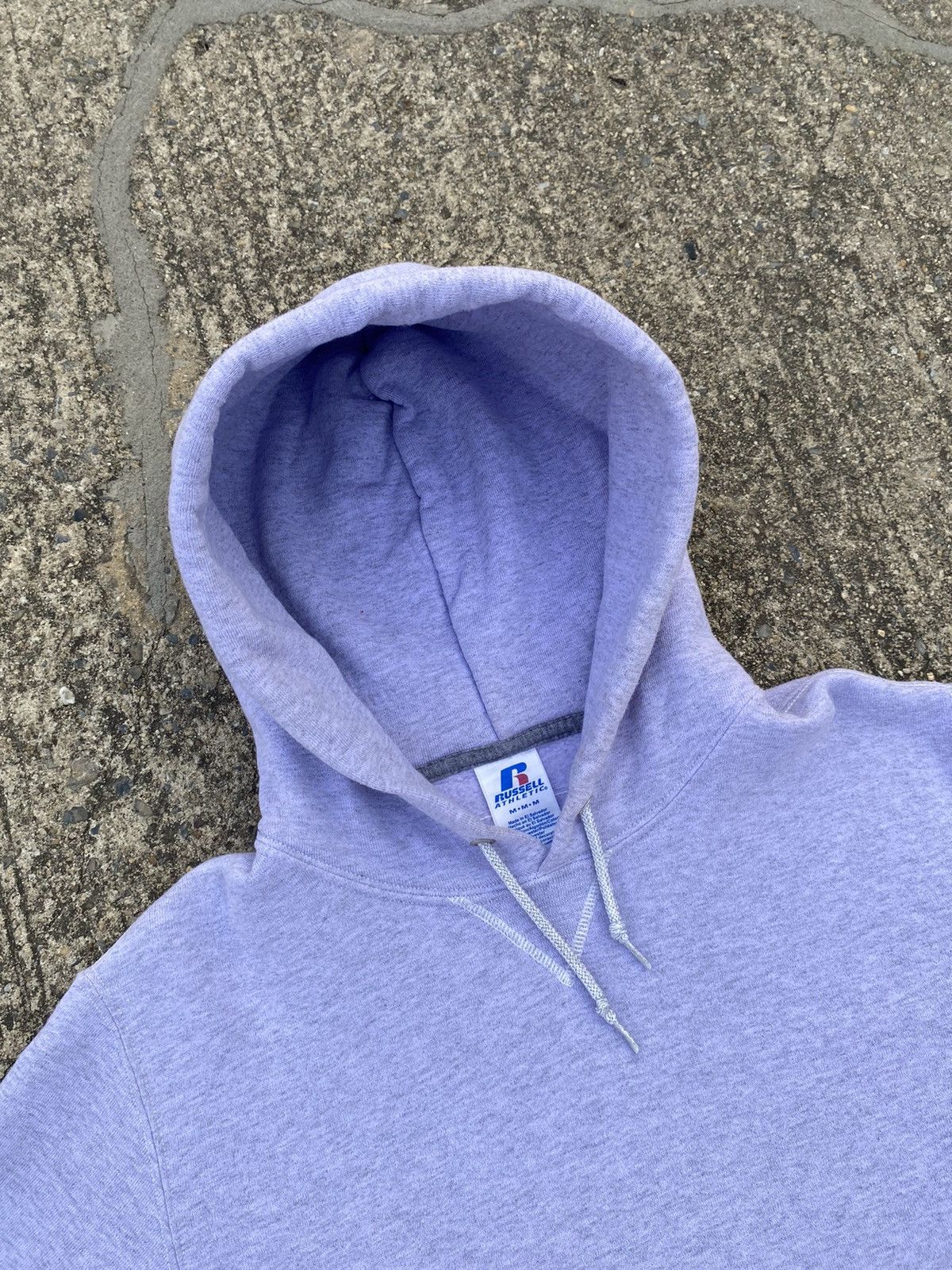 Vintage VTG Purple Grey Russell Athletic Hoodie (M) Size US M / EU 48-50 / 2 - 8 Thumbnail