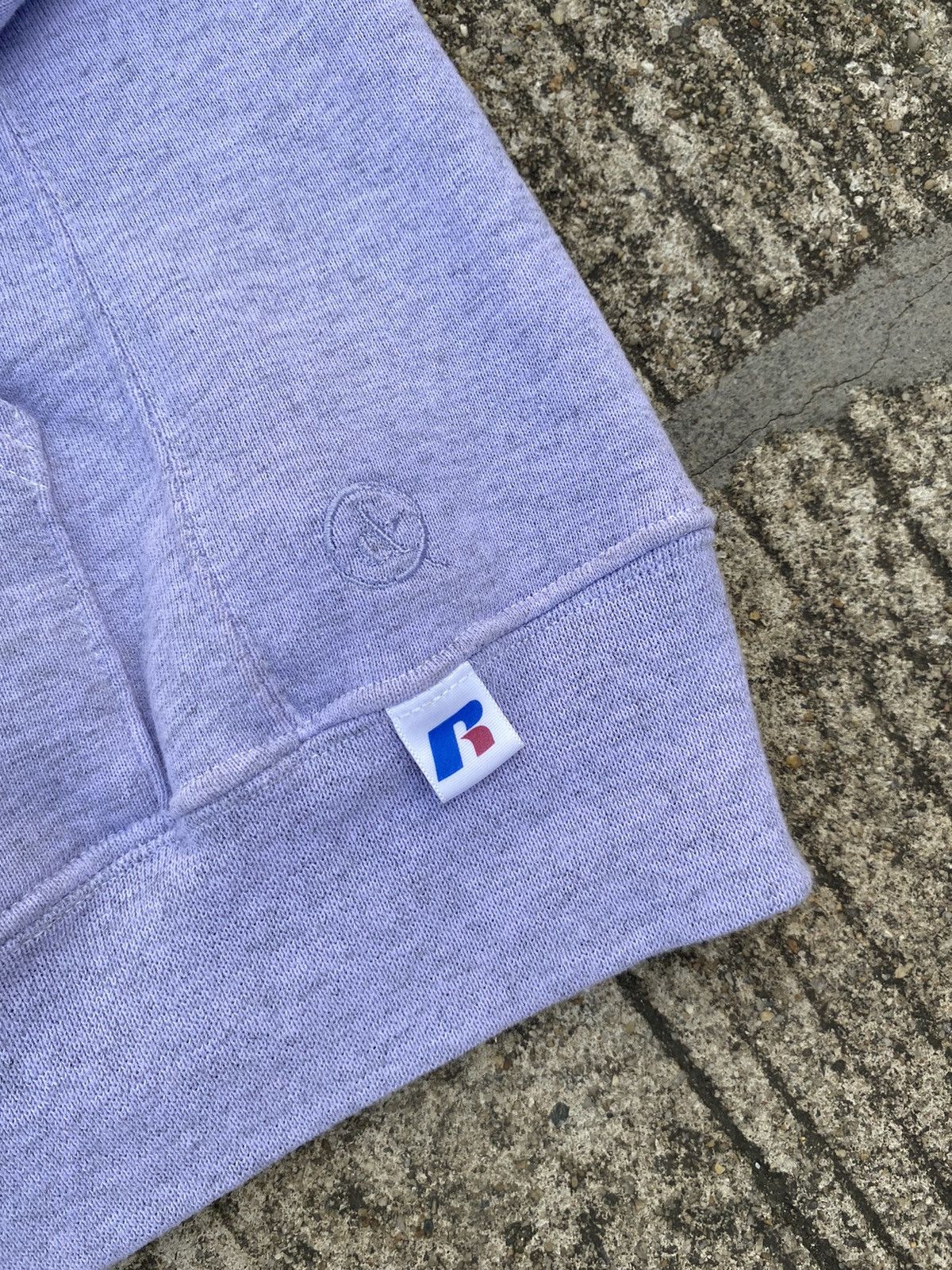 Vintage VTG Purple Grey Russell Athletic Hoodie (M) Size US M / EU 48-50 / 2 - 17 Thumbnail