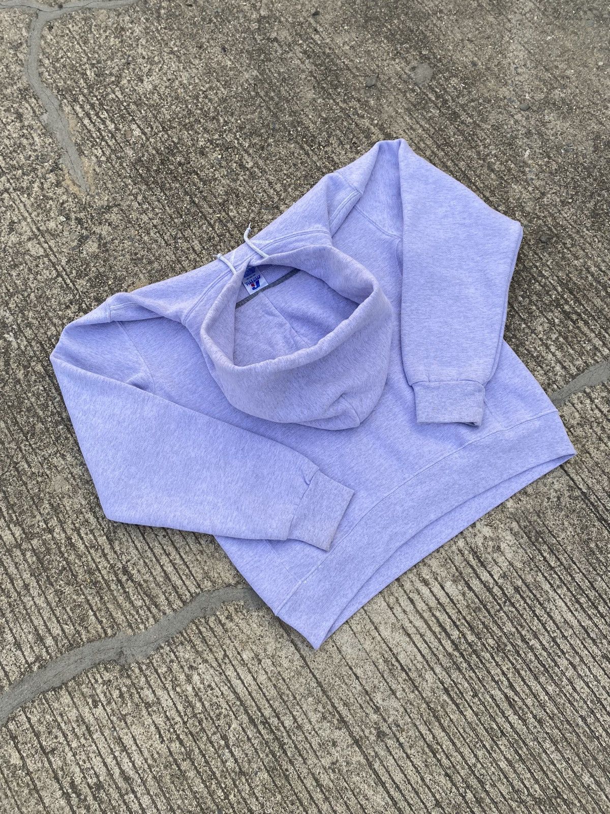 Vintage VTG Purple Grey Russell Athletic Hoodie (M) Size US M / EU 48-50 / 2 - 11 Thumbnail