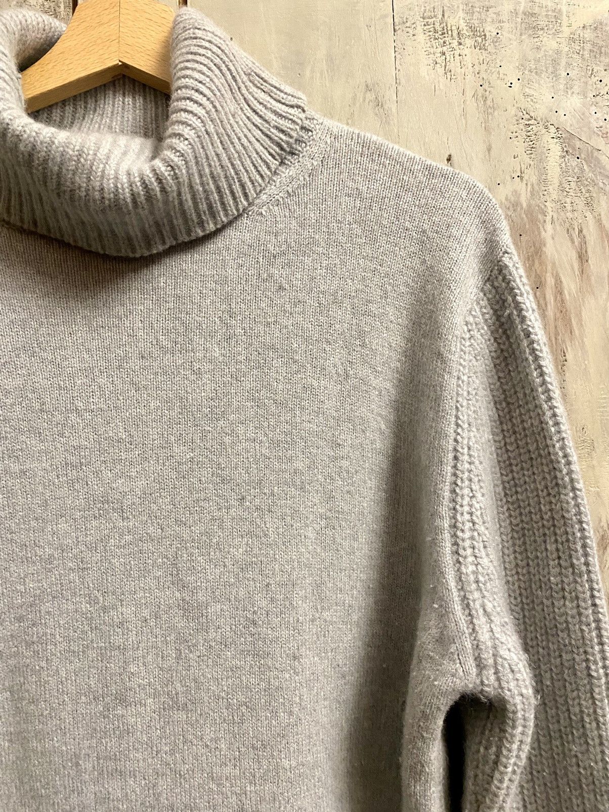 AMI Ami bi textured knit jumper gris wool M Size US M / EU 48-50 / 2 - 10 Thumbnail