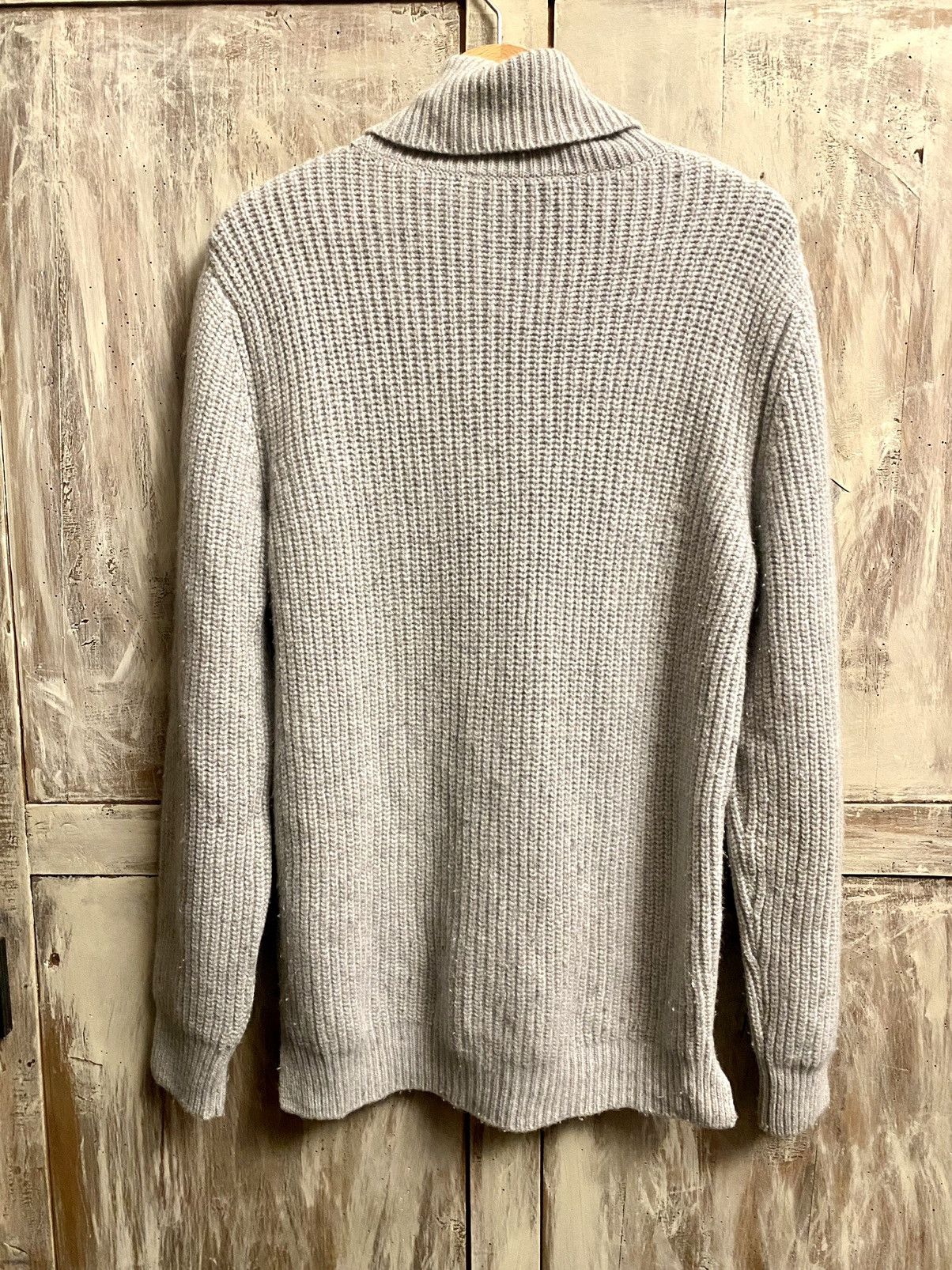 AMI Ami bi textured knit jumper gris wool M Size US M / EU 48-50 / 2 - 5 Thumbnail