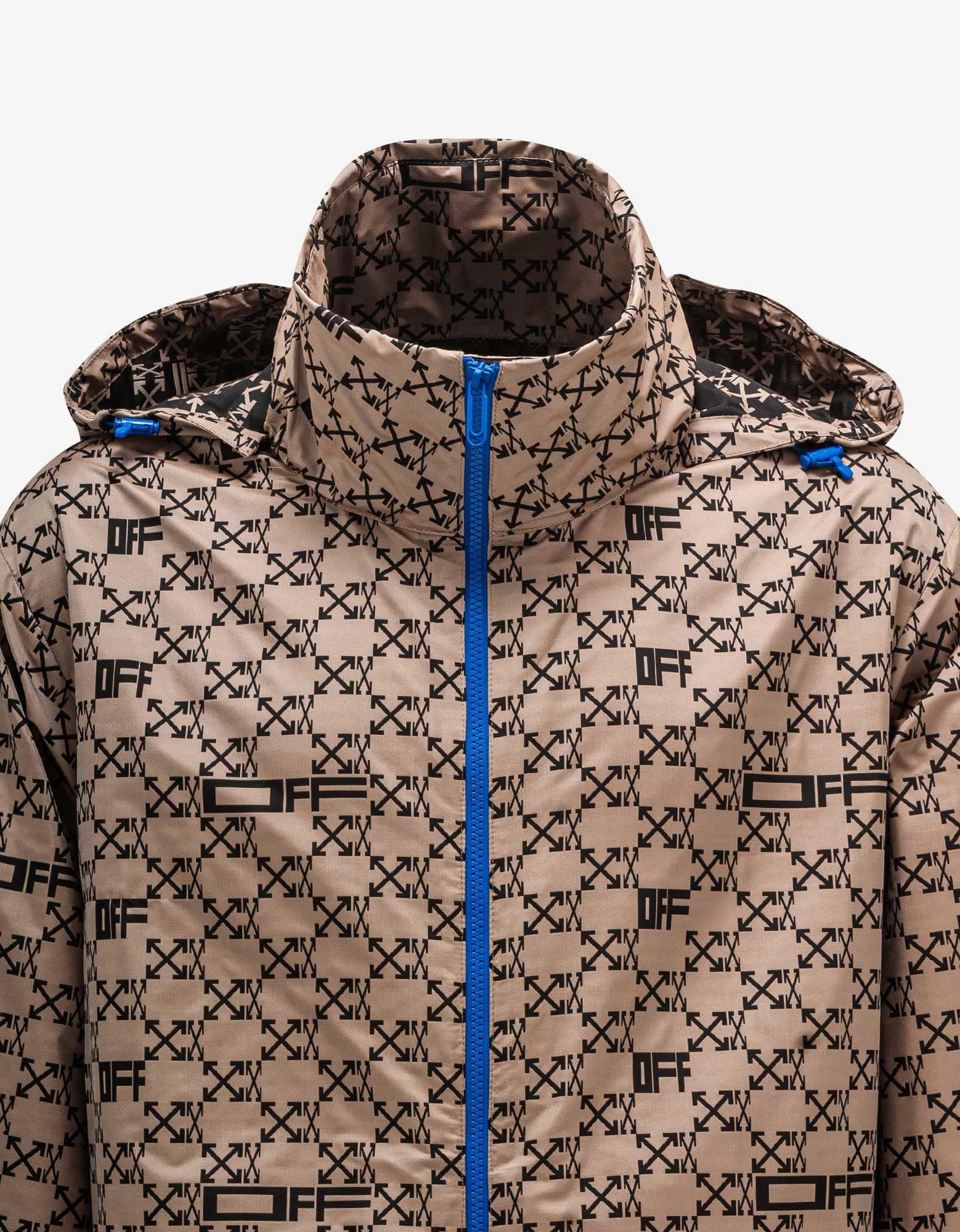 Off-White Camel Monogram Windbreaker Jacket Size US XL / EU 56 / 4 - 4 Thumbnail