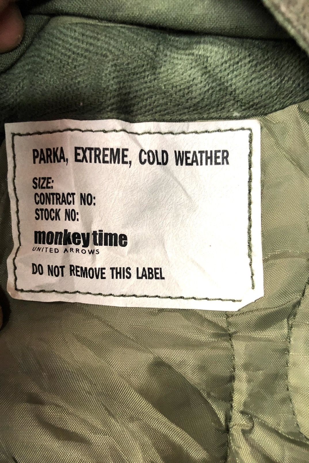 Japanese Brand × monkey time MONKEY TIME PARKA JACKET TRAVIS SCOTT STYLE JACKET Size US M / EU 48-50 / 2 - 4 Thumbnail