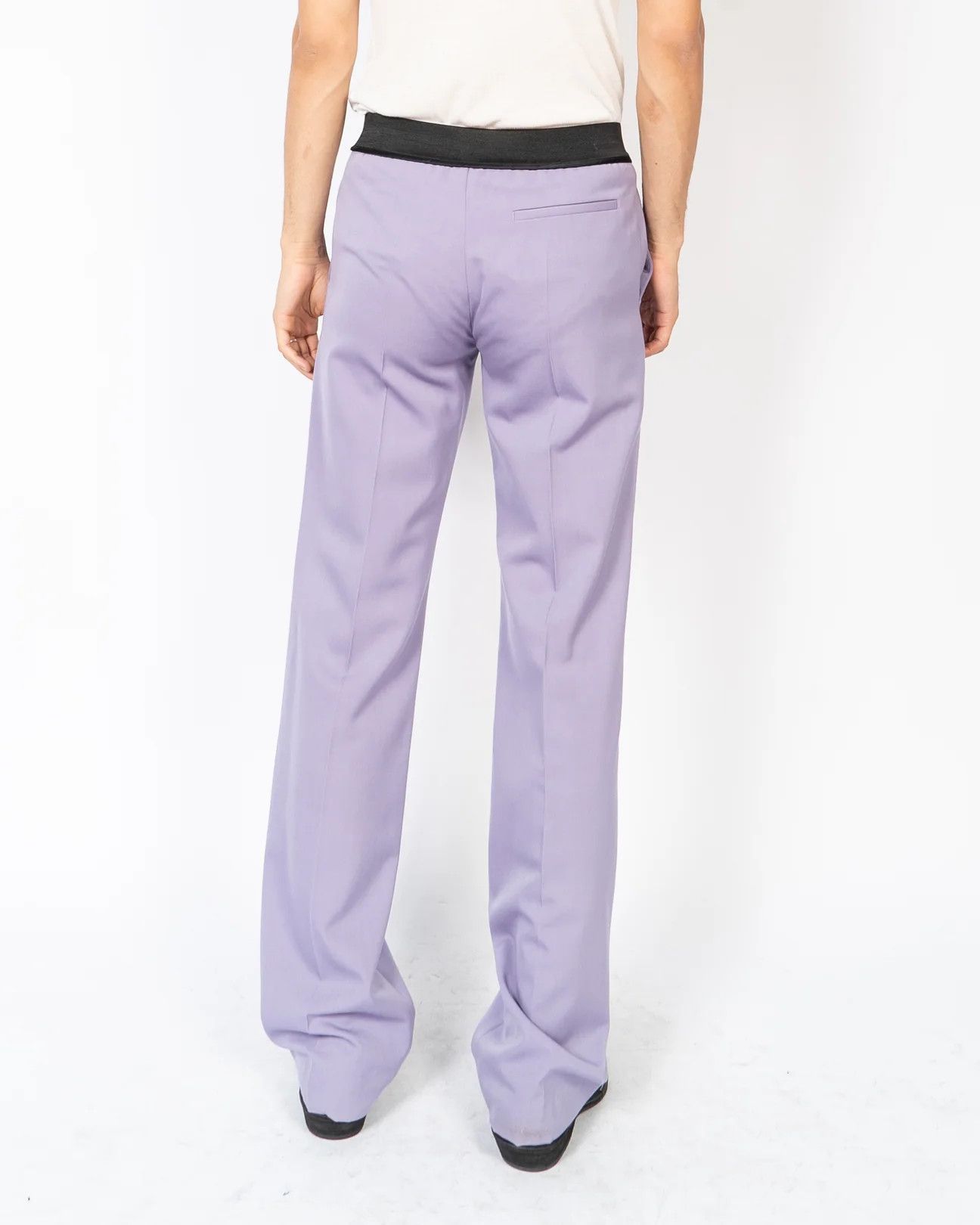 Haider Ackermann FW20 Lilac Elastic Waistband Trousers Sample Size US 30 / EU 46 - 4 Thumbnail