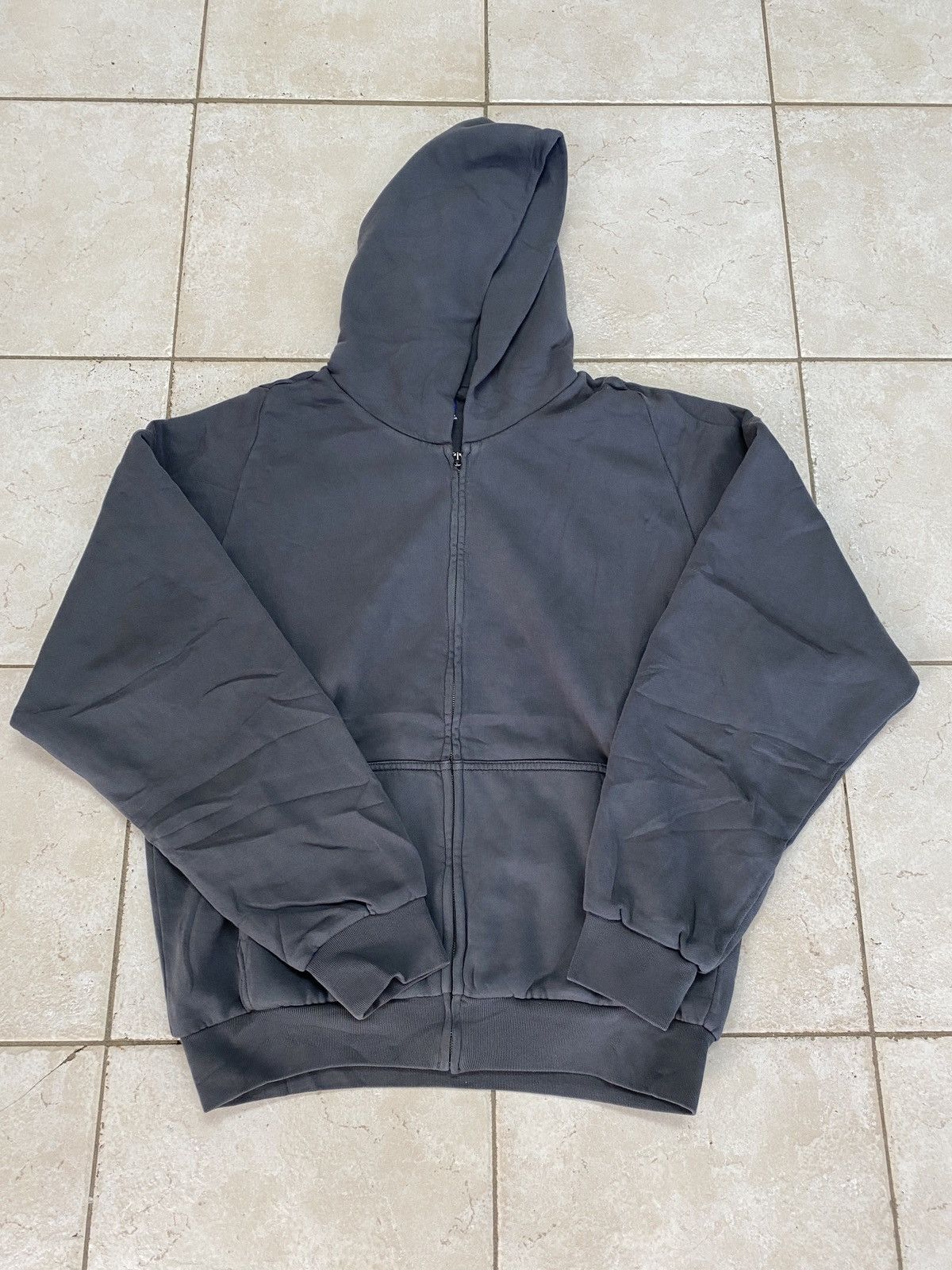 Gap *UNRELEASED* Yeezy Gap Zip Up Hoodie Dark Grey | Grailed