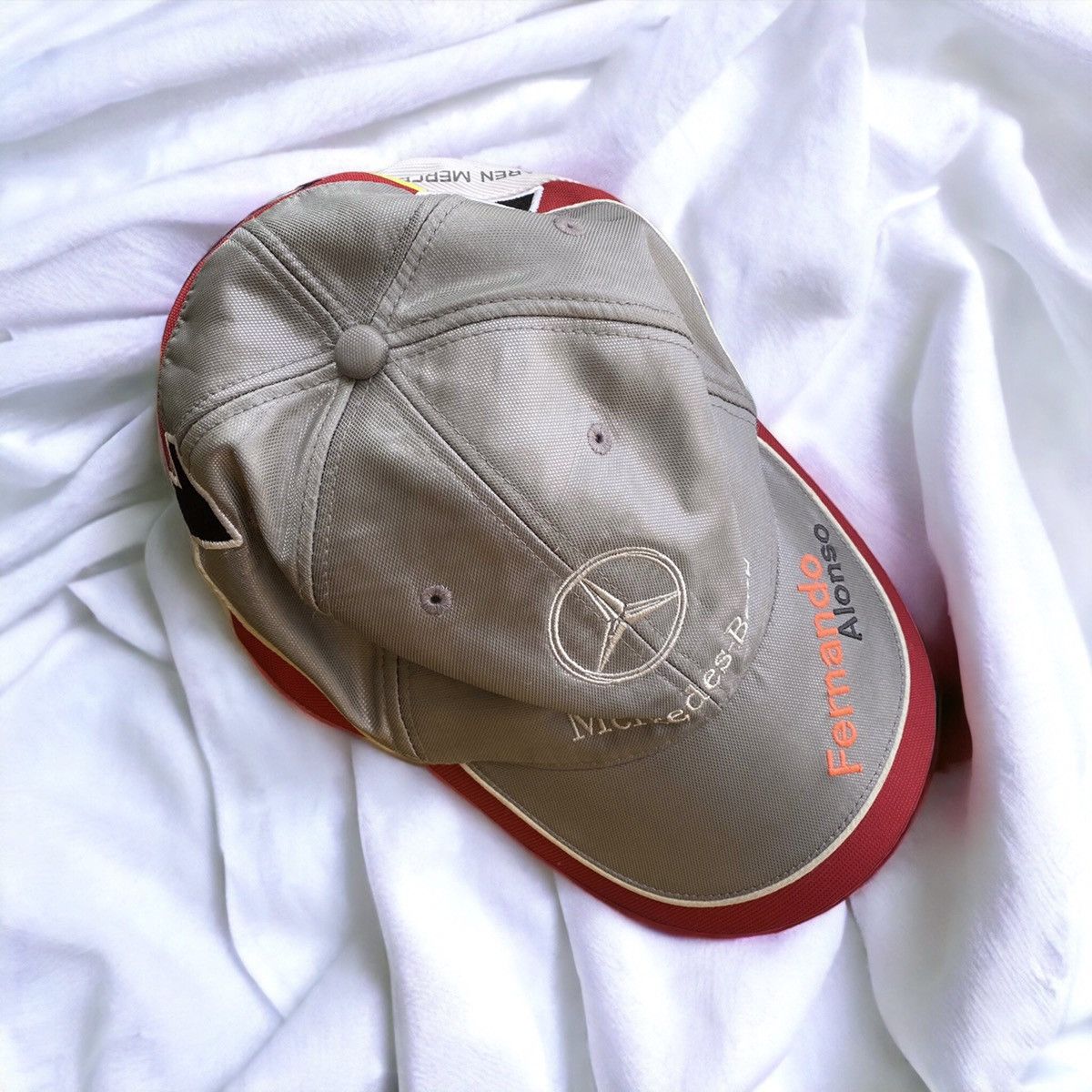 Malcolm McLaren Vintage Mercedes Benz Fernando Alonso Mclaren Vodafone Hat Size ONE SIZE - 14 Thumbnail