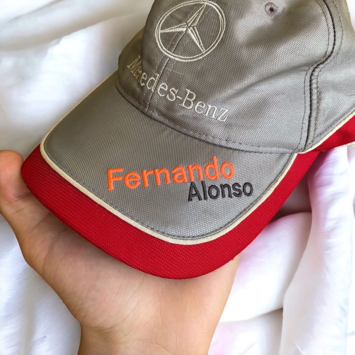 Malcolm McLaren Vintage Mercedes Benz Fernando Alonso Mclaren Vodafone Hat Size ONE SIZE - 3 Thumbnail