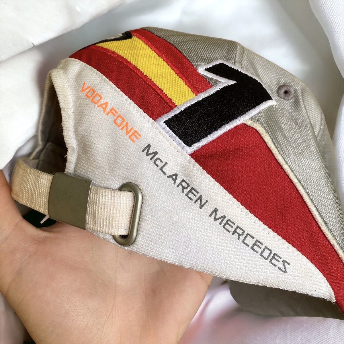 Malcolm McLaren Vintage Mercedes Benz Fernando Alonso Mclaren Vodafone Hat Size ONE SIZE - 12 Thumbnail