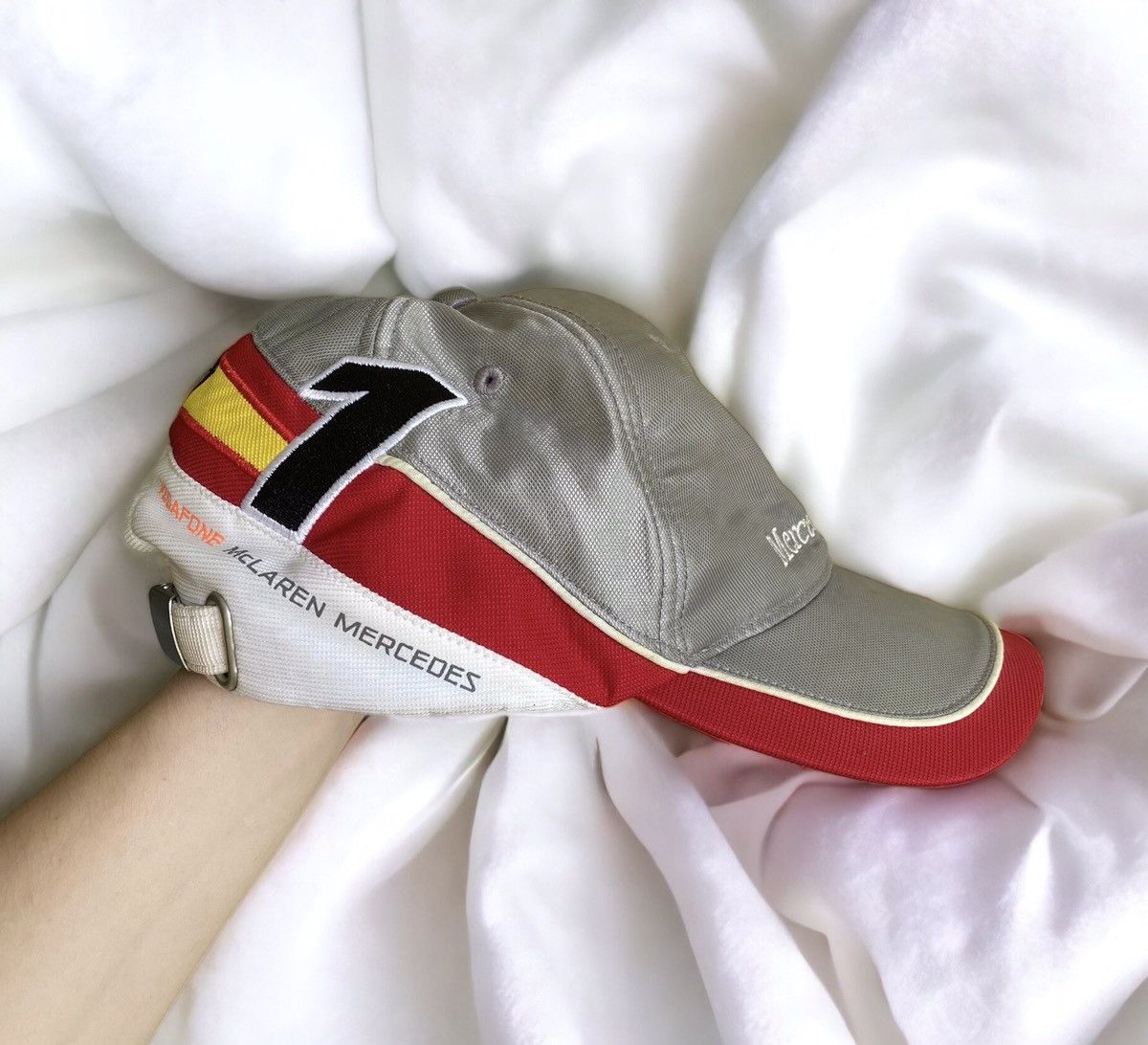 Malcolm McLaren Vintage Mercedes Benz Fernando Alonso Mclaren Vodafone Hat Size ONE SIZE - 4 Thumbnail