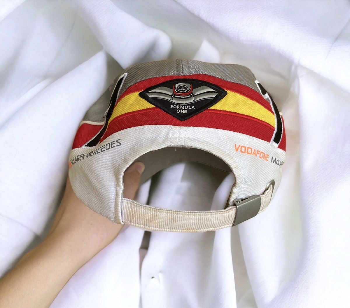 Malcolm McLaren Vintage Mercedes Benz Fernando Alonso Mclaren Vodafone Hat Size ONE SIZE - 5 Thumbnail