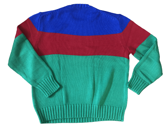 Polo Ralph Lauren Polo Ralph Lauren Hi Tech Spelled Out Striped Knit Large Size US L / EU 52-54 / 3 - 2 Thumbnail
