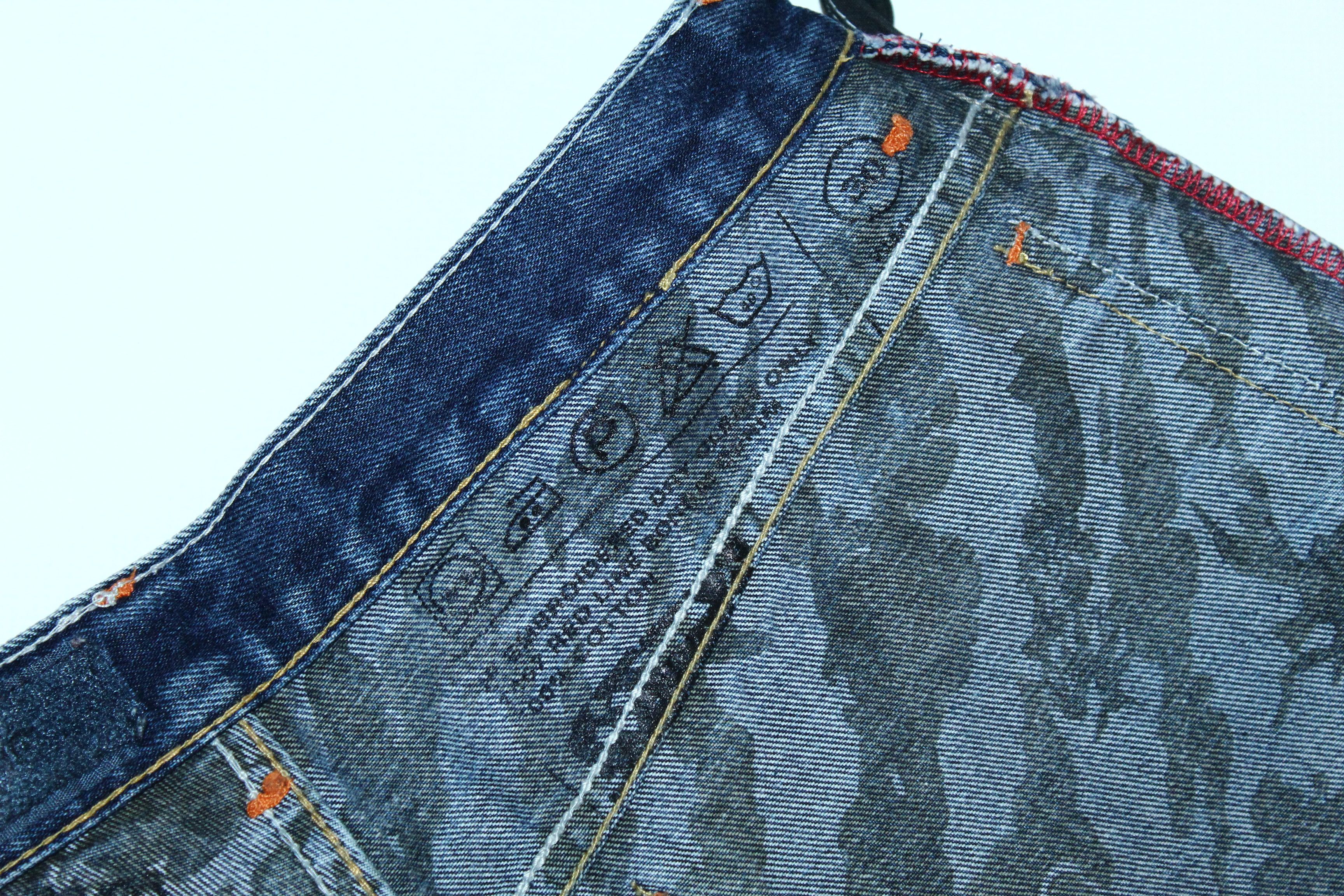 Maharishi Maharishi Camo Reverse Double Knee Distressed Jeans Size US 30 / EU 46 - 9 Thumbnail