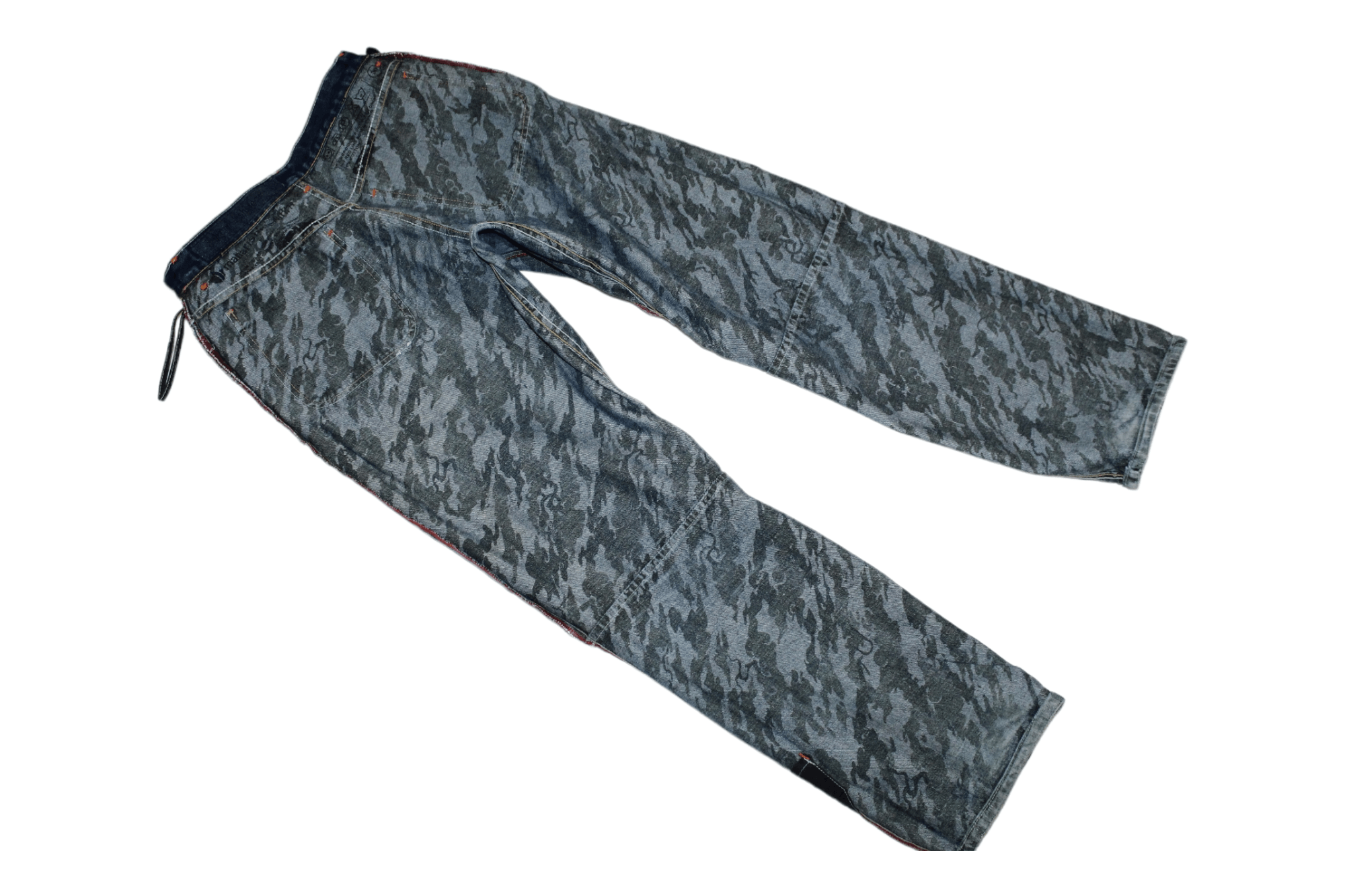 Maharishi Maharishi Camo Reverse Double Knee Distressed Jeans Size US 30 / EU 46 - 2 Thumbnail