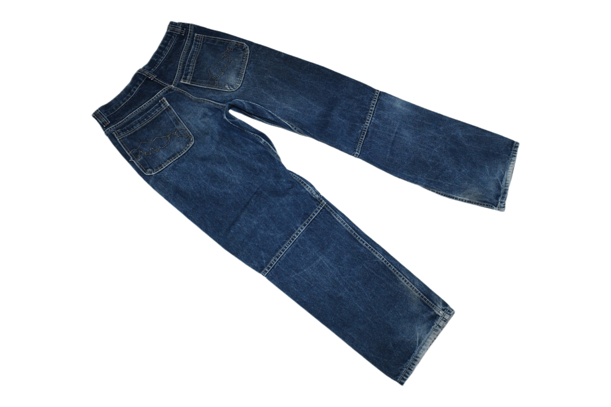 Maharishi Maharishi Camo Reverse Double Knee Distressed Jeans Size US 30 / EU 46 - 4 Thumbnail