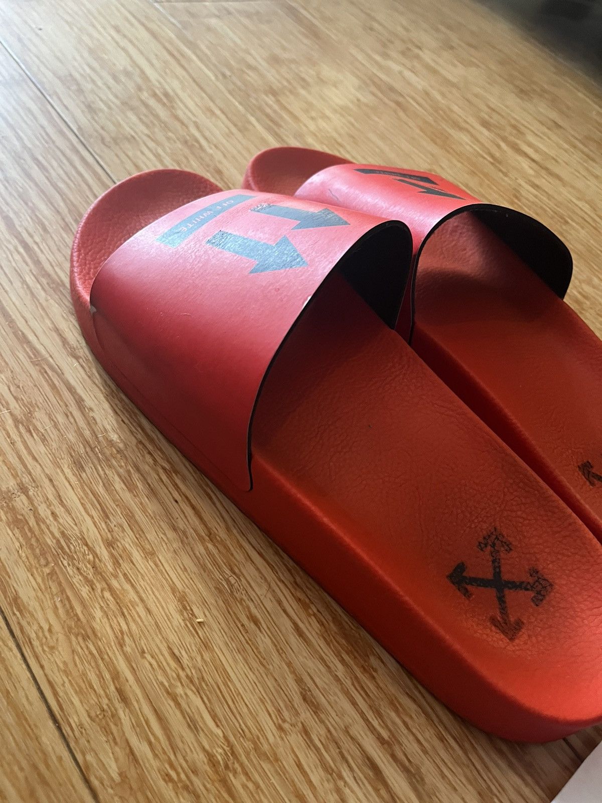 Off-White Off-White Slides Size US 12 / EU 45 - 5 Thumbnail