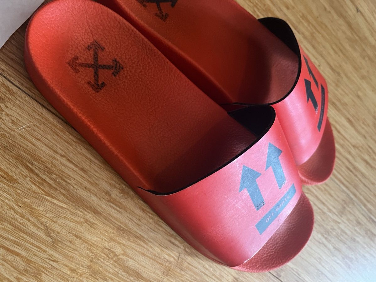 Off-White Off-White Slides Size US 12 / EU 45 - 4 Thumbnail