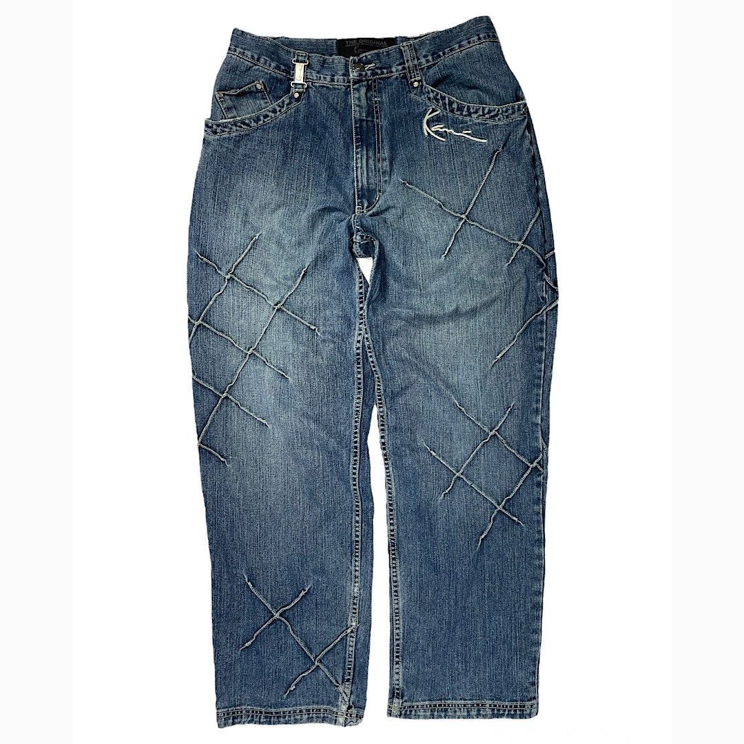 VINTAGE 90s KARL KANI BAGGY JEANS HIPHOP RAP