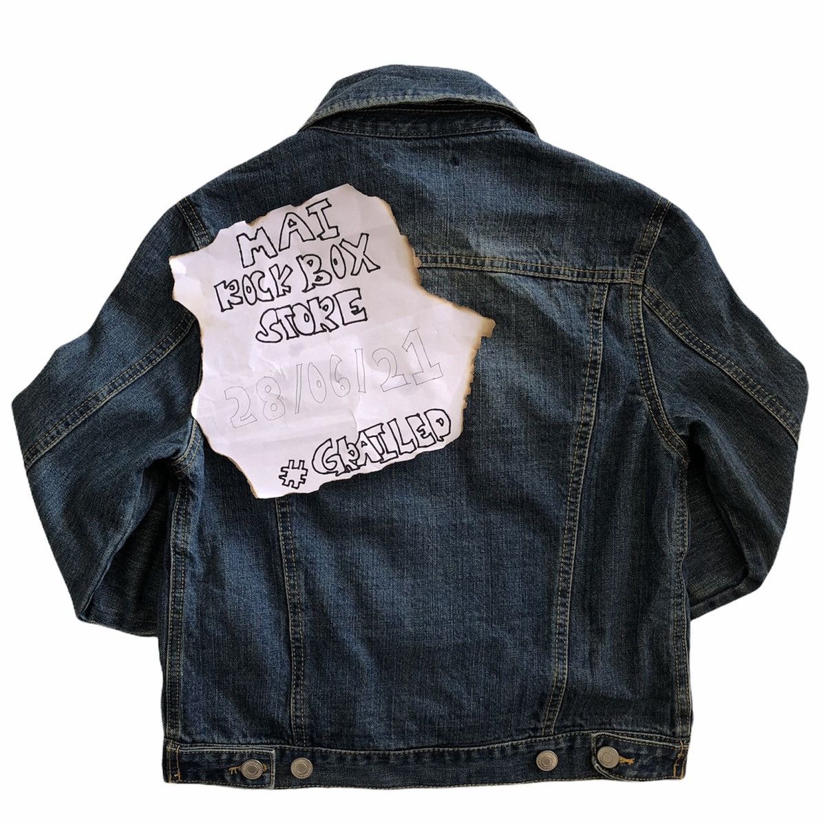 Japanese Brand Vintage Y2K Denim Jacket by INGNI Japan Size US XXS / EU 40 - 6 Thumbnail