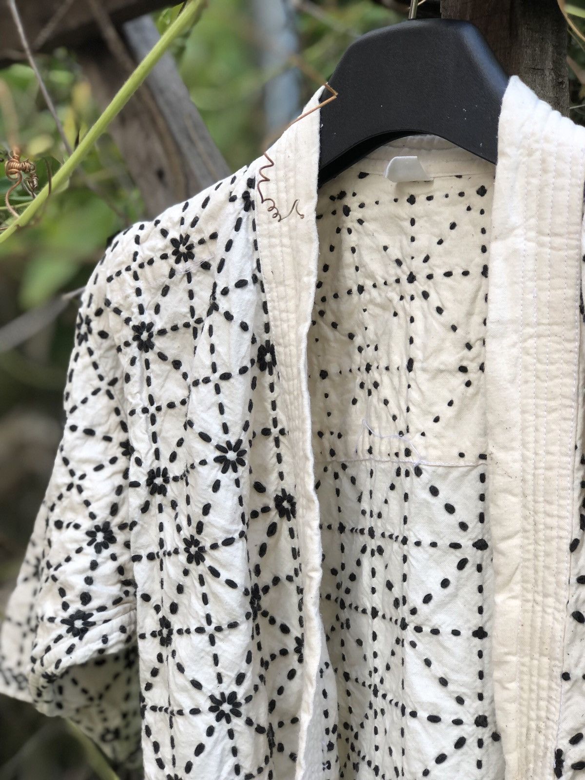 Japanese Brand Kimono Sashiko Handmade Stitching Inspired Kapital Design Size US XS / EU 42 / 0 - 4 Thumbnail