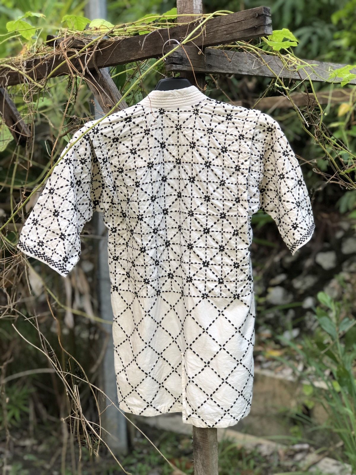 Japanese Brand Kimono Sashiko Handmade Stitching Inspired Kapital Design Size US XS / EU 42 / 0 - 6 Thumbnail