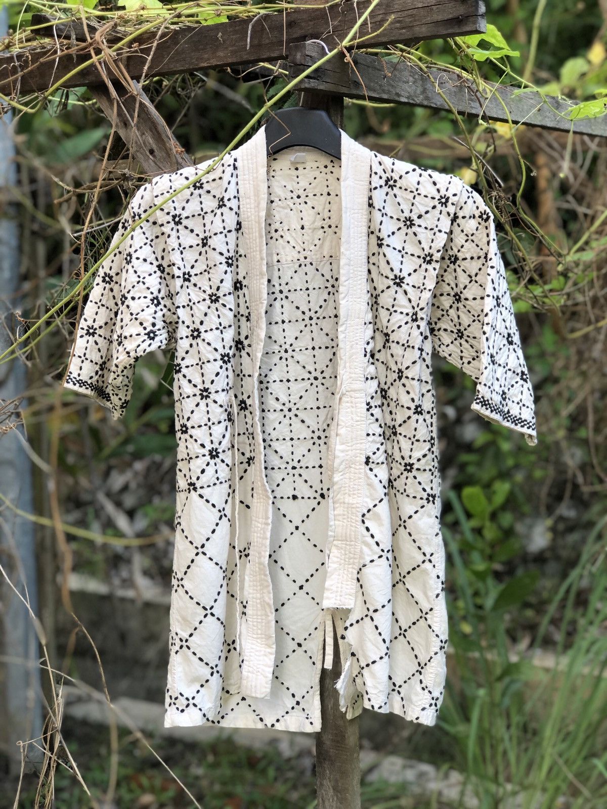 Japanese Brand Kimono Sashiko Handmade Stitching Inspired Kapital Design Size US XS / EU 42 / 0 - 1 Thumbnail