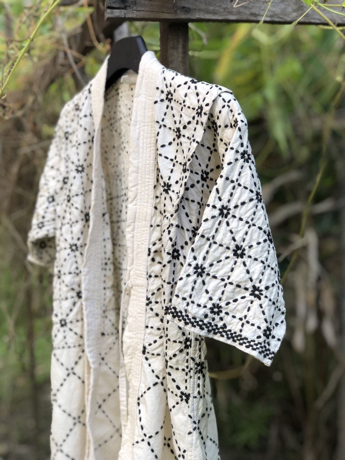 Japanese Brand Kimono Sashiko Handmade Stitching Inspired Kapital Design Size US XS / EU 42 / 0 - 2 Thumbnail