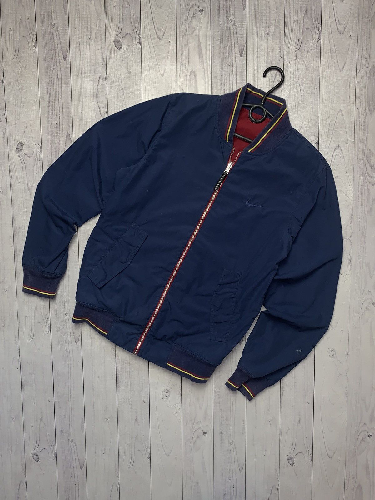 Barbour Vintage Nike Barcelona jacket bomber reversible size S Size US S / EU 44-46 / 1 - 2 Thumbnail