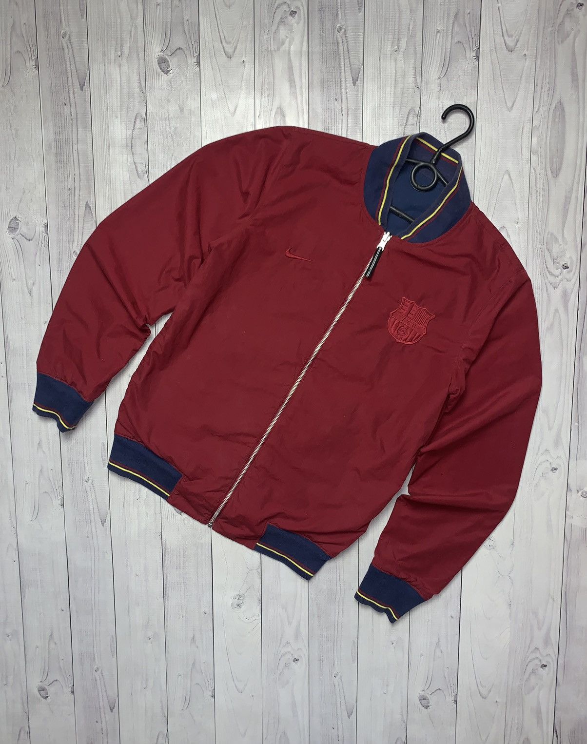Barbour Vintage Nike Barcelona jacket bomber reversible size S Size US S / EU 44-46 / 1 - 1 Thumbnail