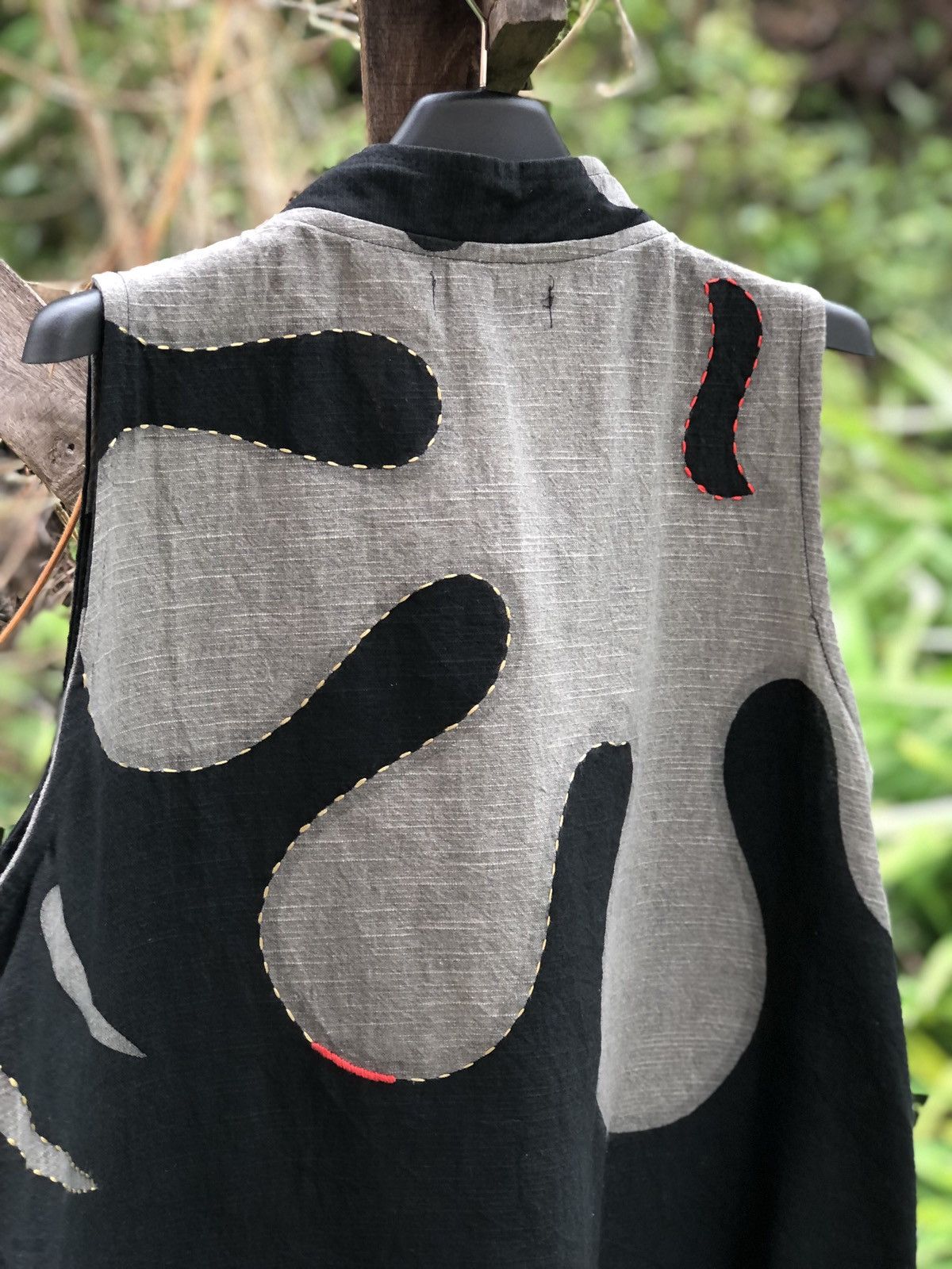 Japanese Brand Vintage Vest Sashiko Patchwork Size US L / EU 52-54 / 3 - 5 Thumbnail