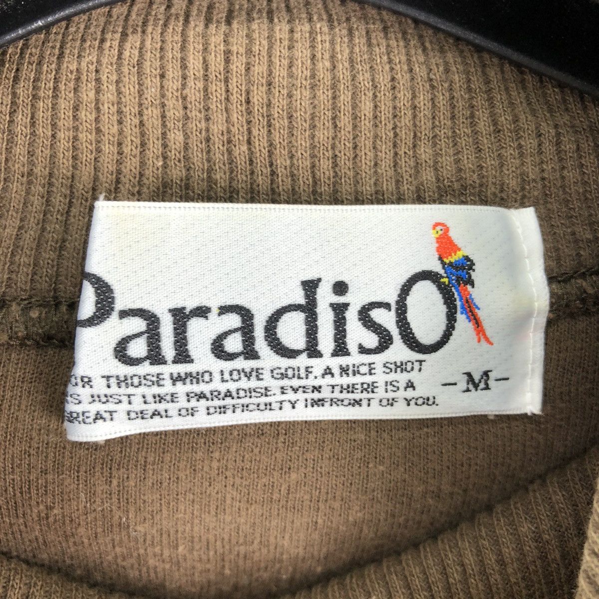 Paradise Vintage Paradiso Embroidery Logo Turtle Neck Sweater Pullove Size US XL / EU 56 / 4 - 16 Thumbnail