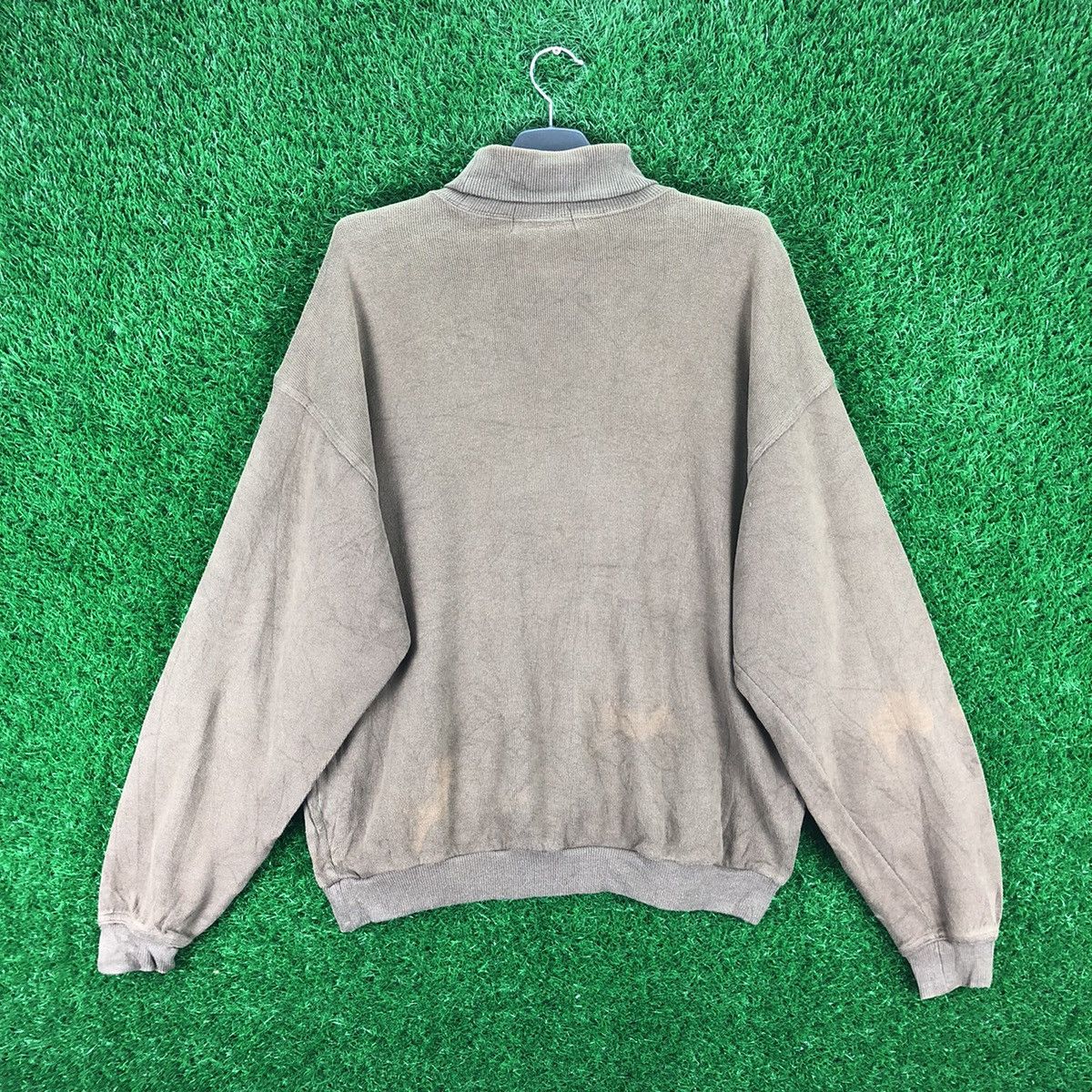 Paradise Vintage Paradiso Embroidery Logo Turtle Neck Sweater Pullove Size US XL / EU 56 / 4 - 4 Thumbnail