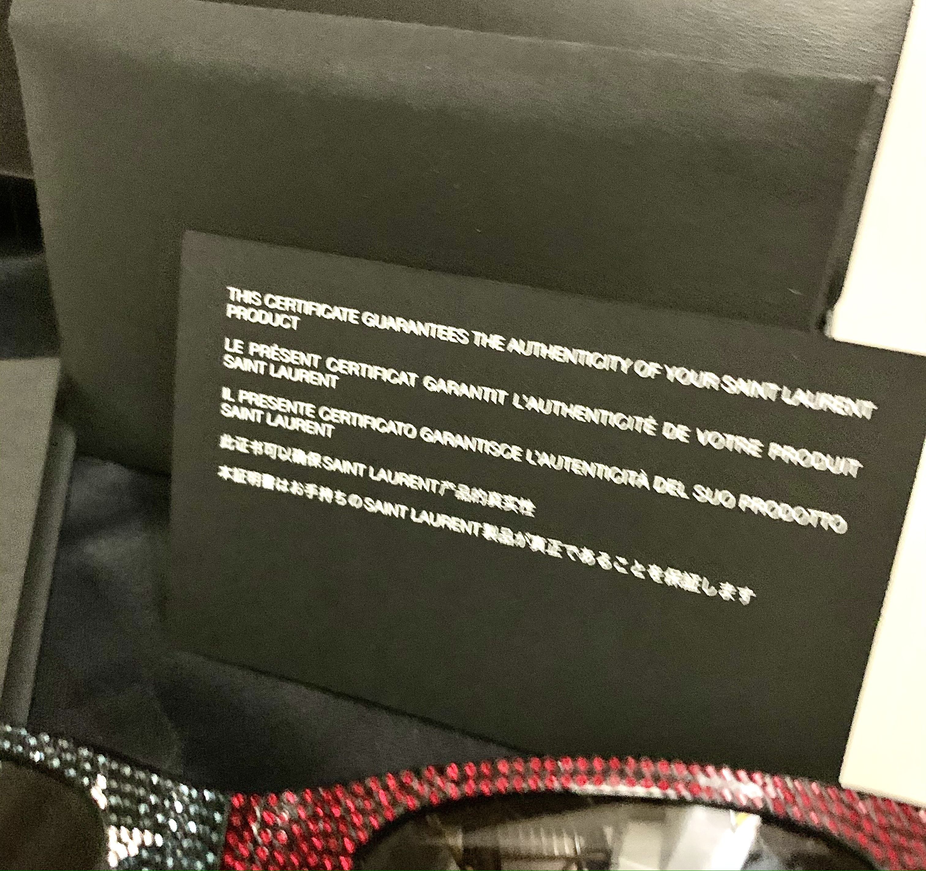 Saint Laurent Paris × Yves Saint Laurent Saint Laurent x Swarovski American Pop Wayfarer Sunglasses Size ONE SIZE - 7 Thumbnail