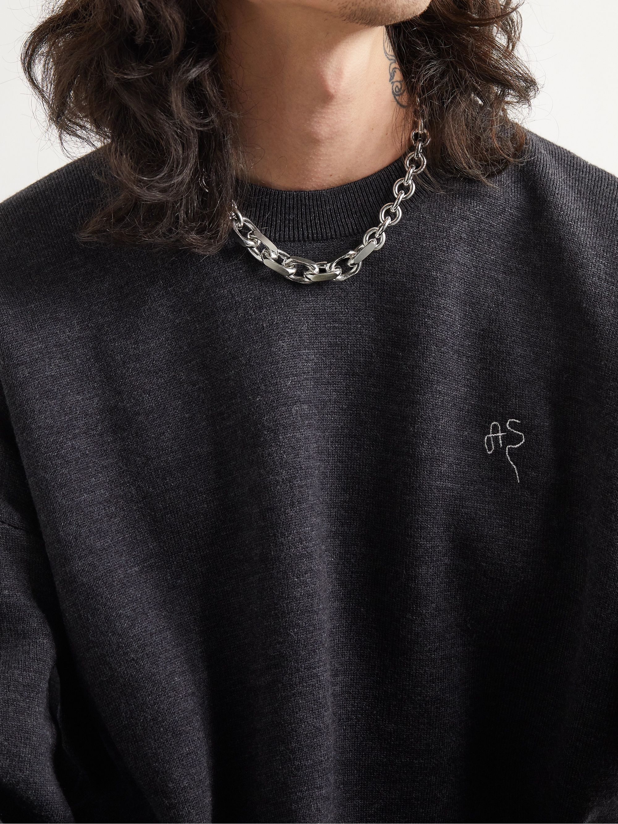 Martine Ali Martine Ali Sterling Silver Chunky Chain Necklace, SS 2021 Size ONE SIZE - 3 Thumbnail