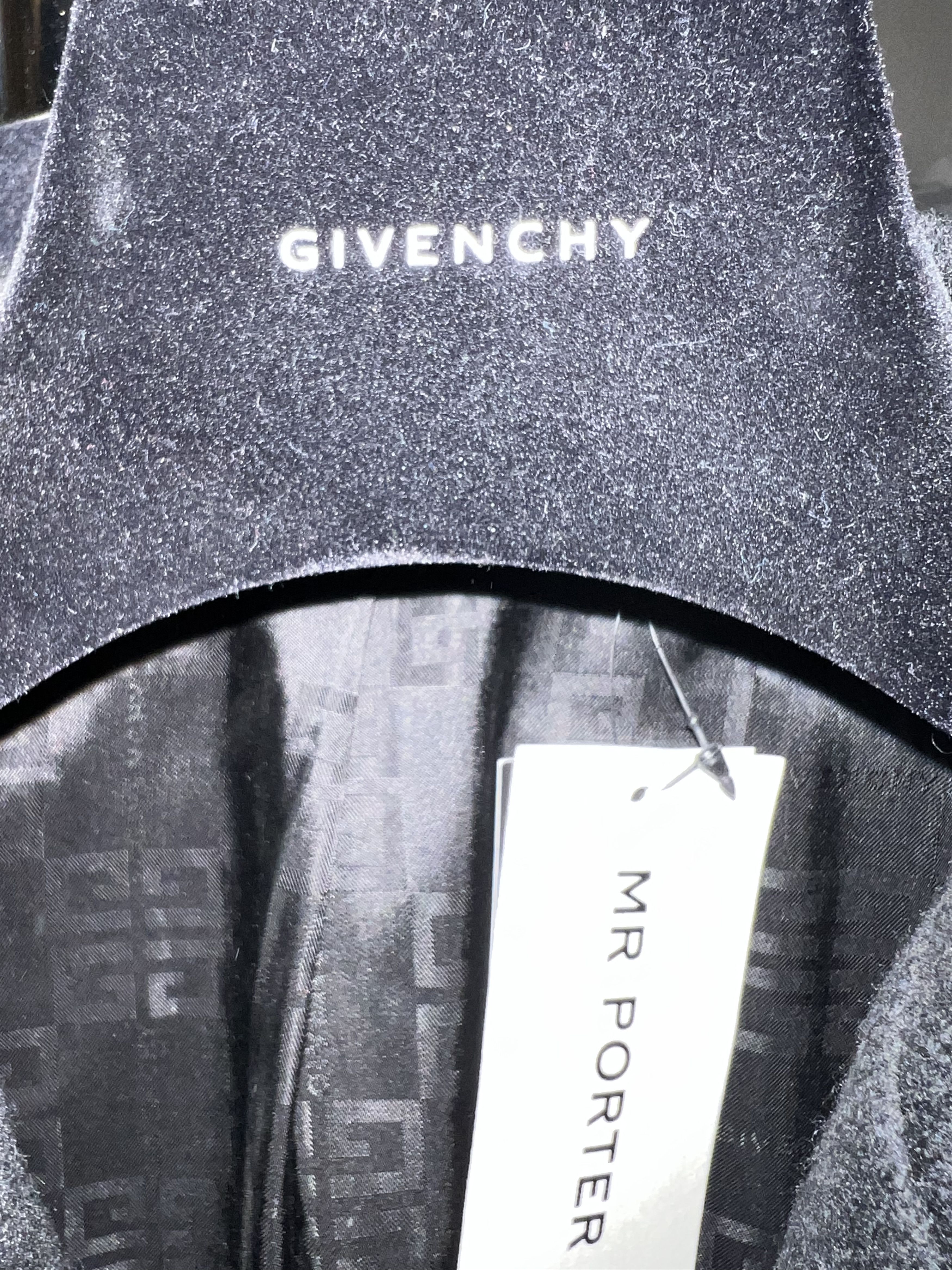 Givenchy Givenchy Paris Fall 2019 Black Double Breasted Blazer NWT Size 54R - 9 Thumbnail