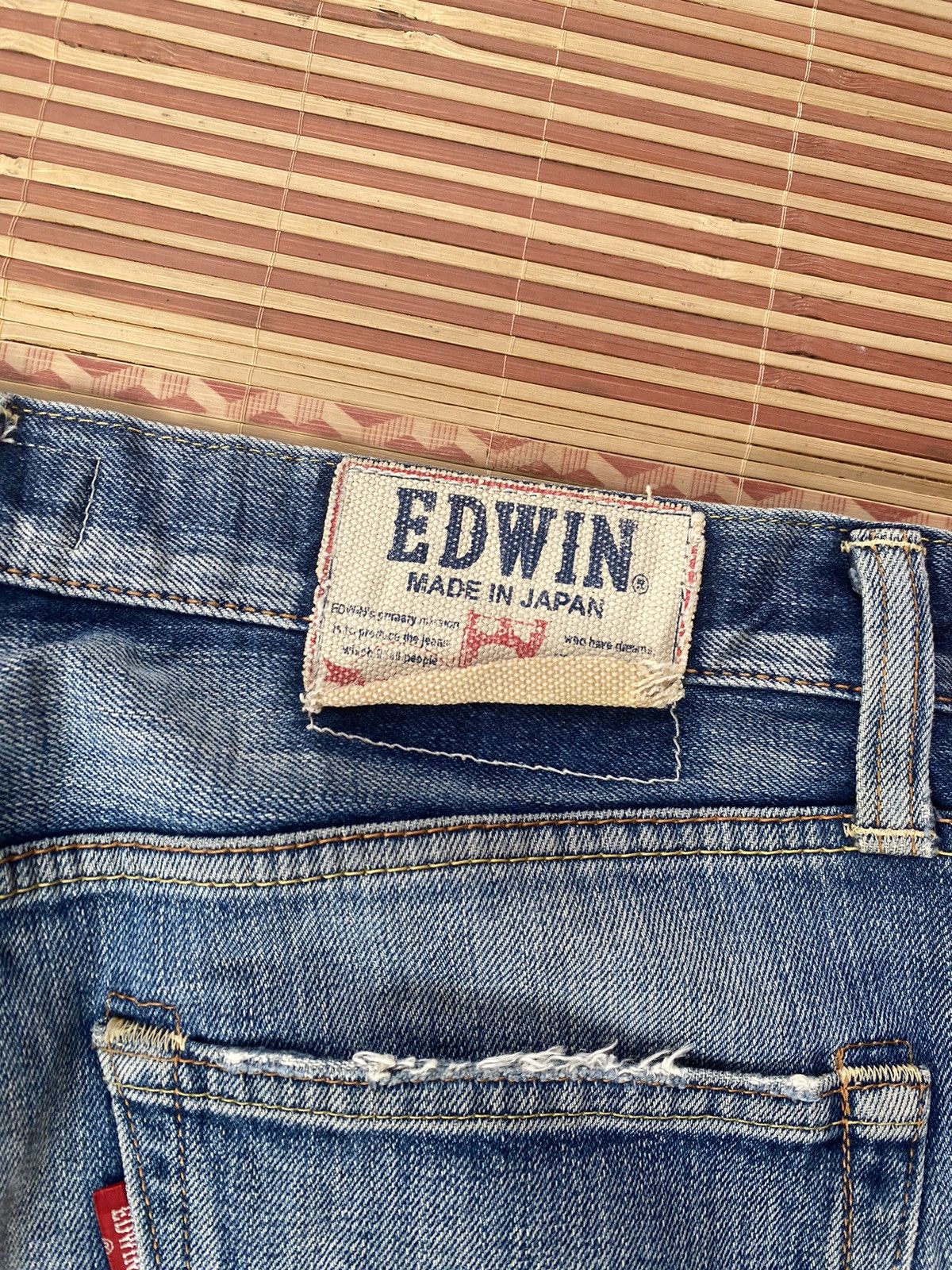 Edwin Vintage Edwin Made In Japan Faded Vintage Wash Pant Size US 32 / EU 48 - 8 Thumbnail