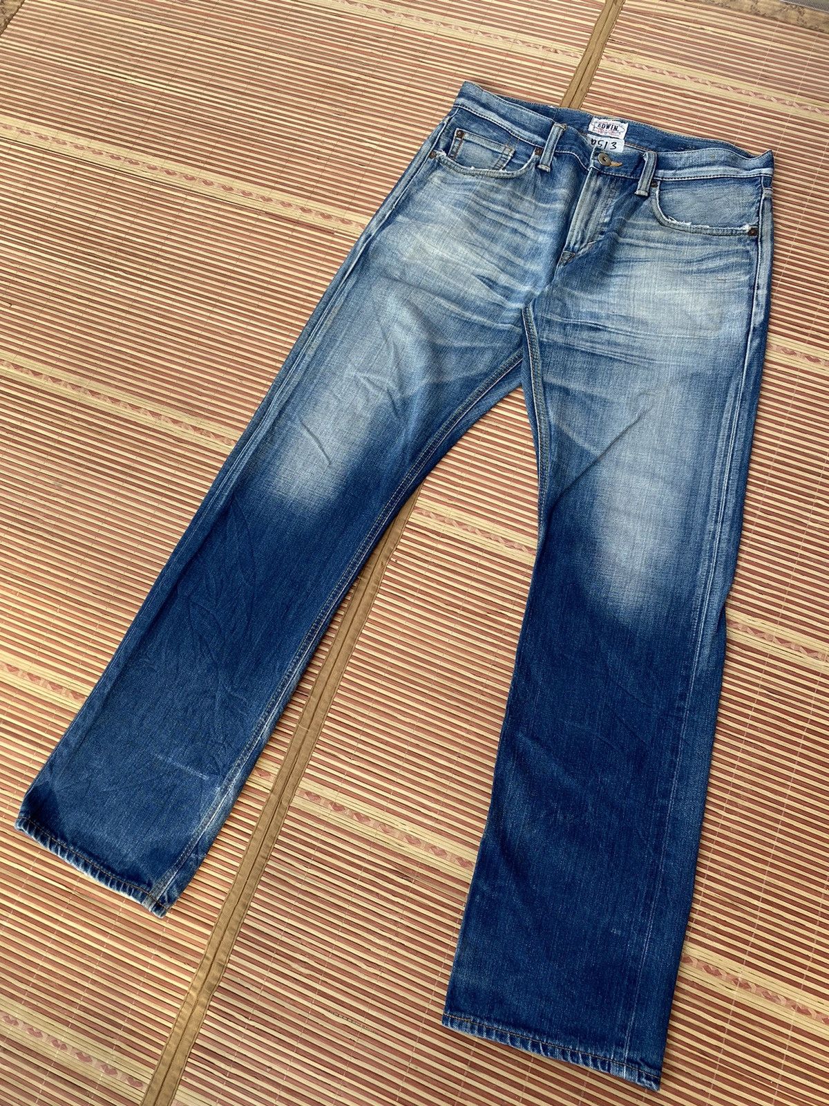 Edwin Vintage Edwin Made In Japan Faded Vintage Wash Pant Size US 32 / EU 48 - 1 Thumbnail
