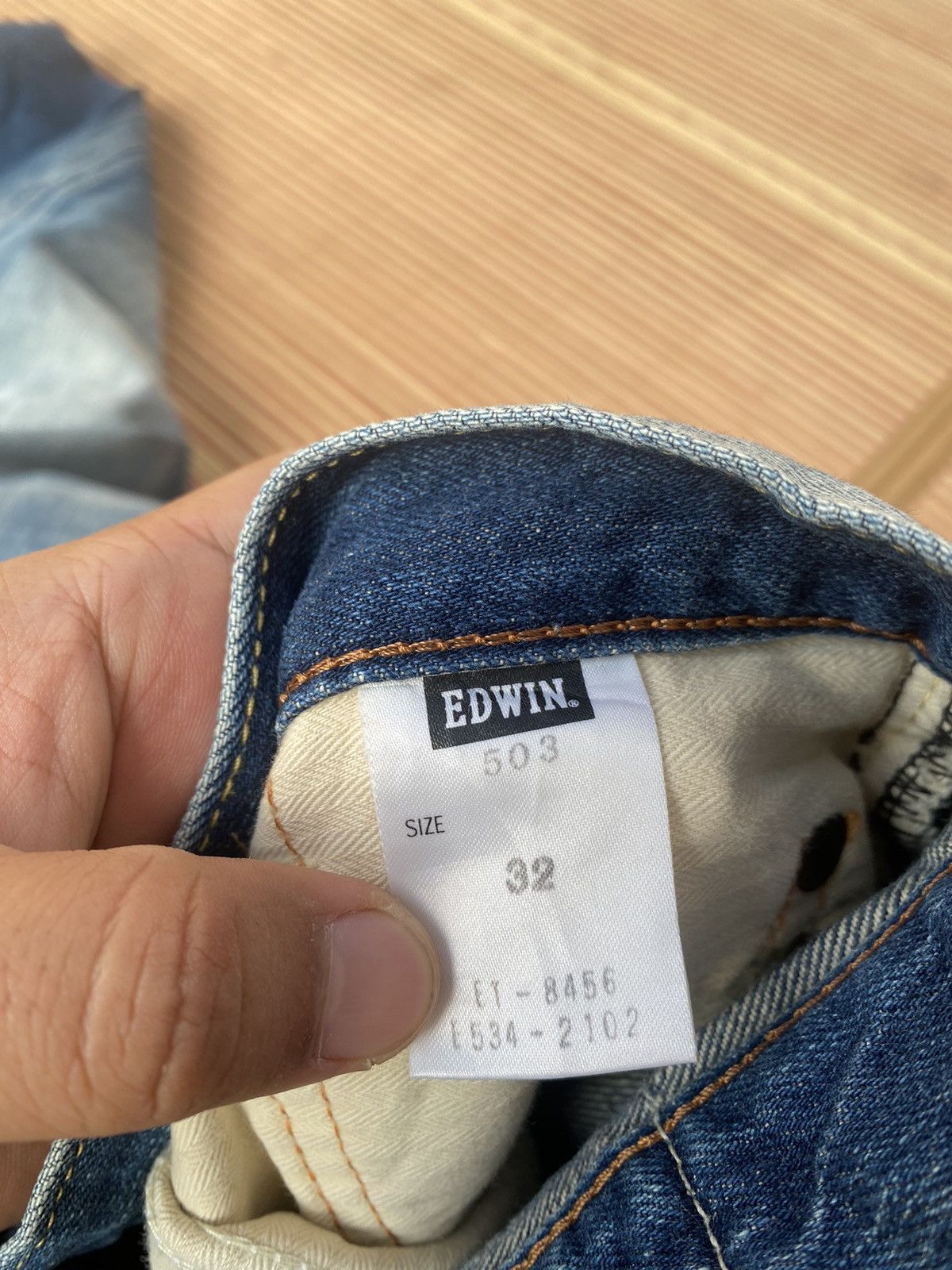 Edwin Vintage Edwin Made In Japan Faded Vintage Wash Pant Size US 32 / EU 48 - 10 Thumbnail