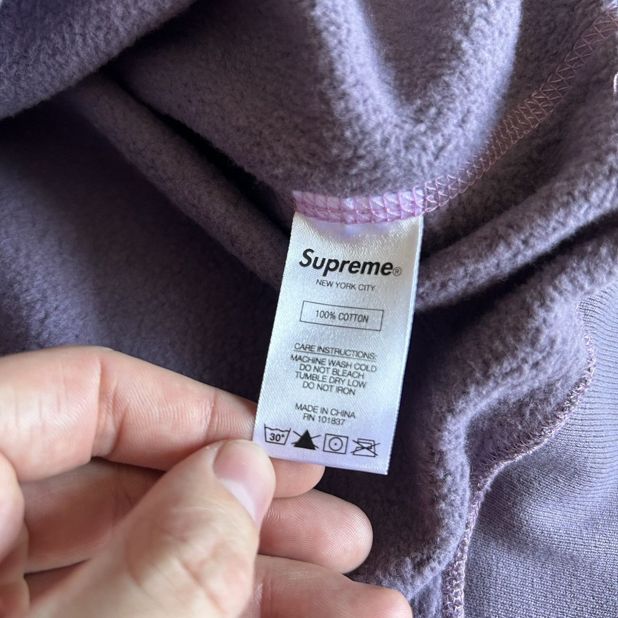 Supreme 2021 SPRiNG SUMMER DUSTY PURPLE PANELED SCRiPT HOODiE Size US S / EU 44-46 / 1 - 8 Thumbnail