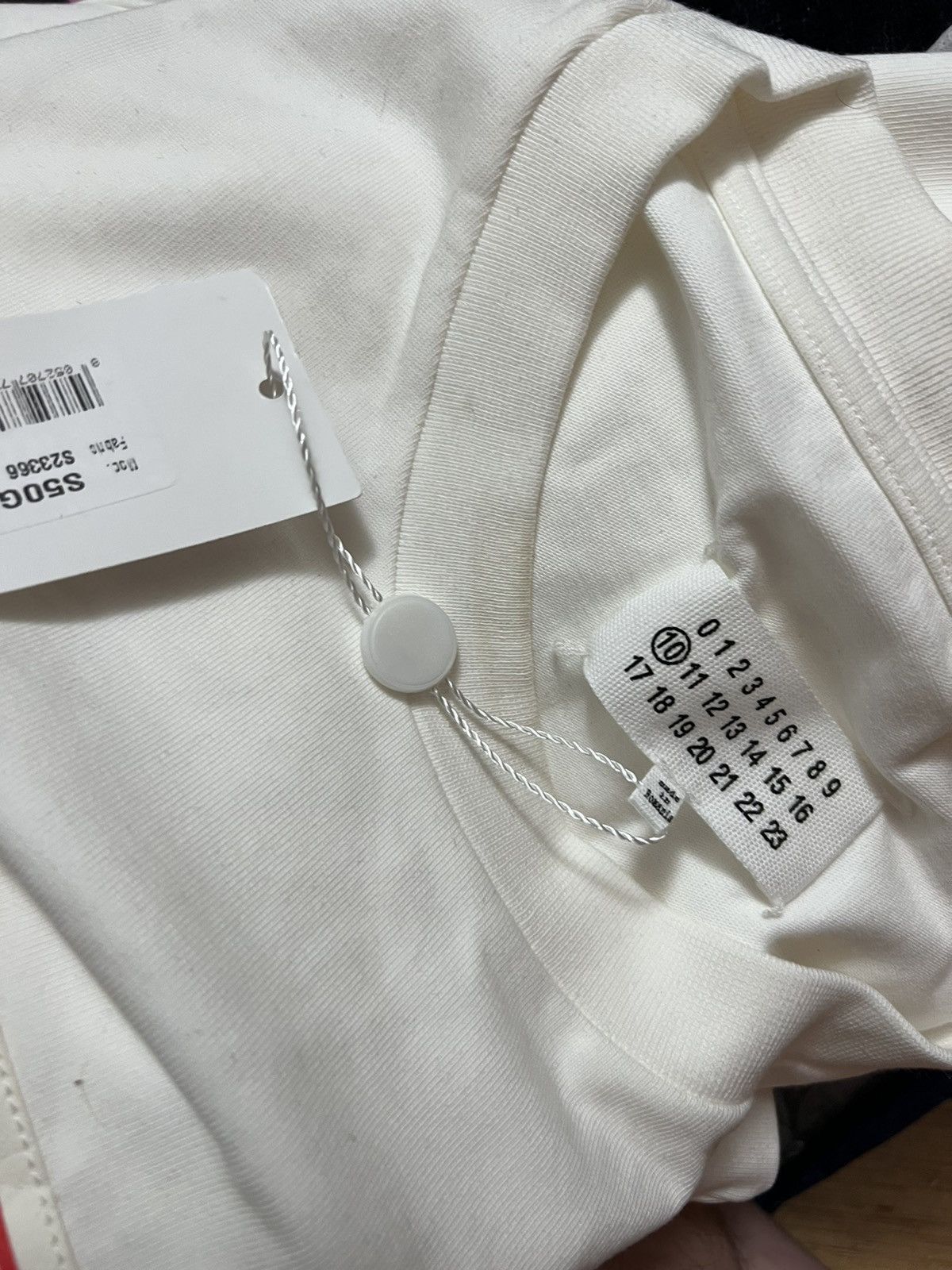 Maison Margiela Maison Margiela Caution Oversized T-Shirt Size US XL / EU 56 / 4 - 14 Thumbnail
