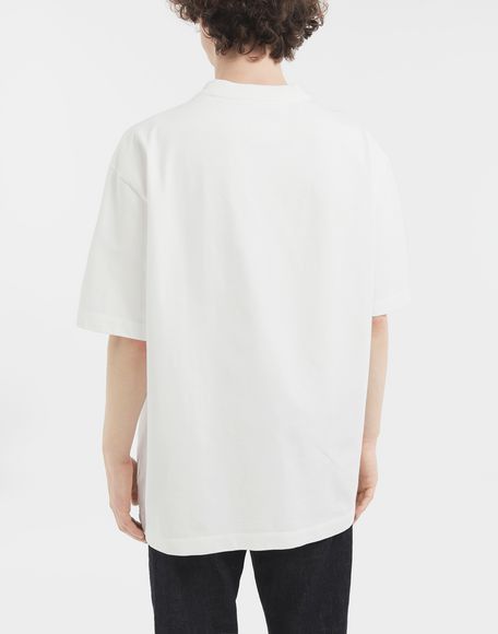 Maison Margiela Maison Margiela Caution Oversized T-Shirt Size US XL / EU 56 / 4 - 5 Thumbnail